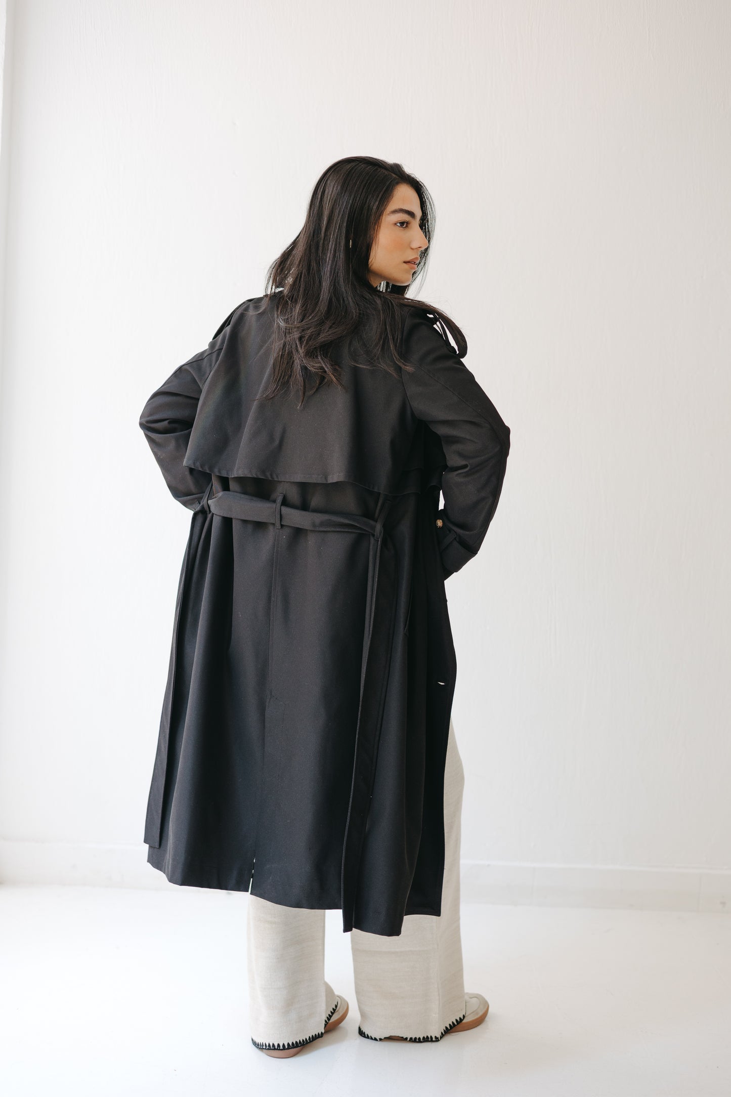 The Classic Edit Trench in Black