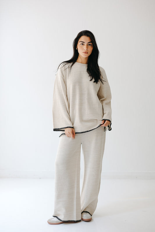 The Cozy Edge Set in Ivory