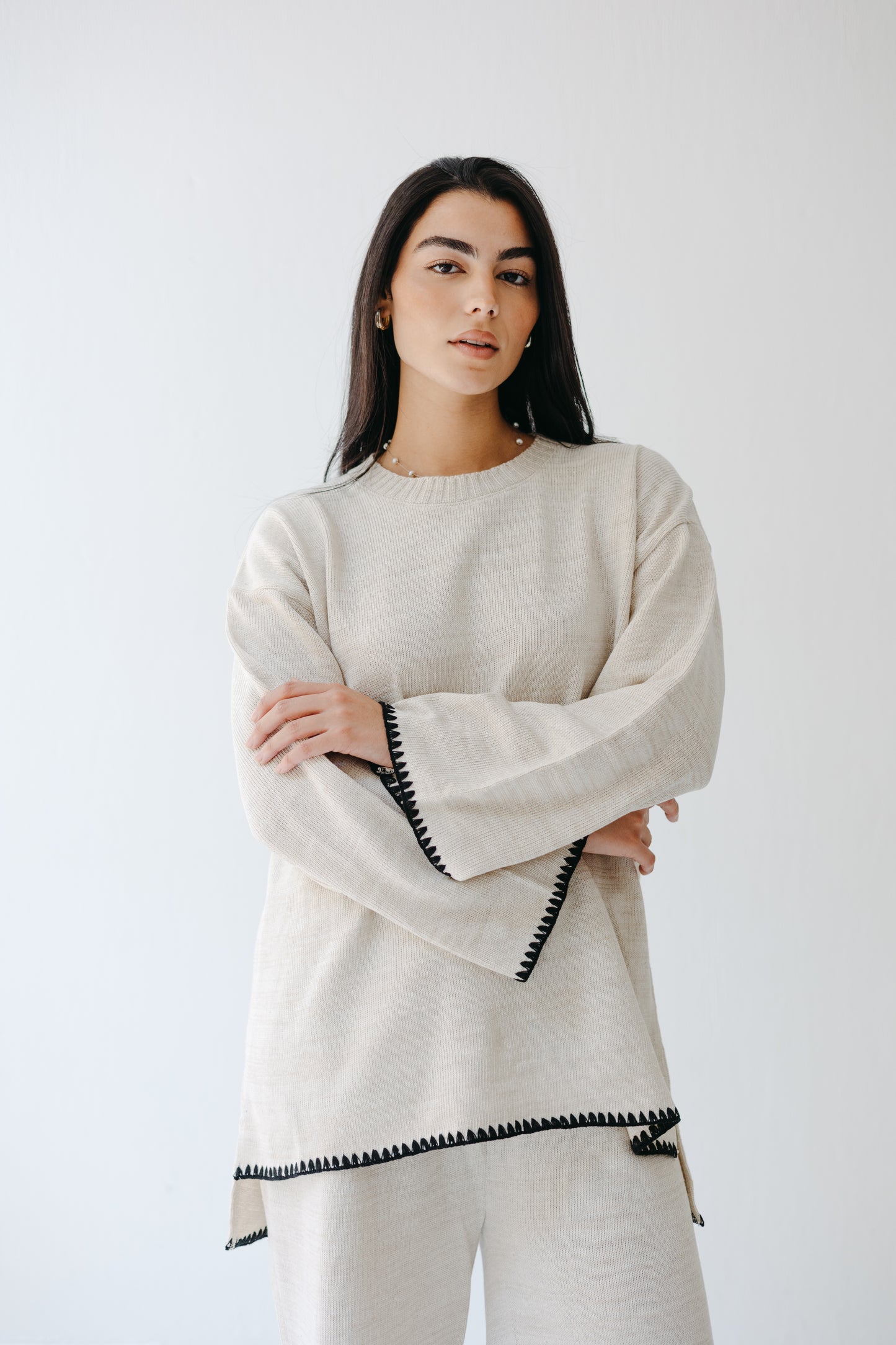 The Cozy Edge Set in Ivory