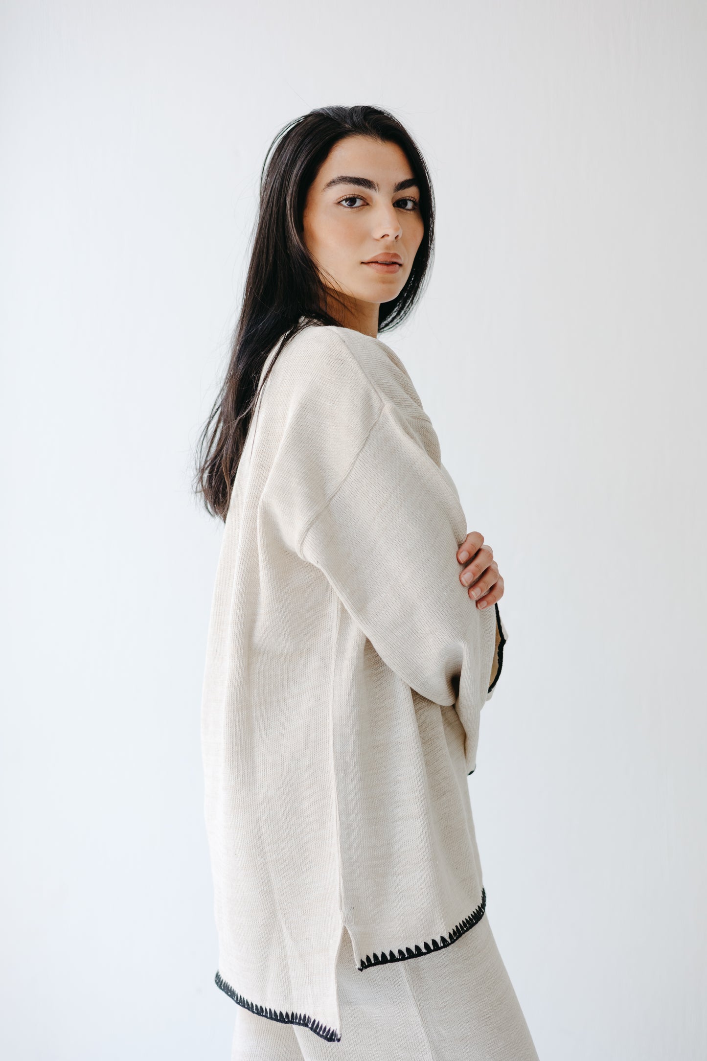 The Cozy Edge Set in Ivory