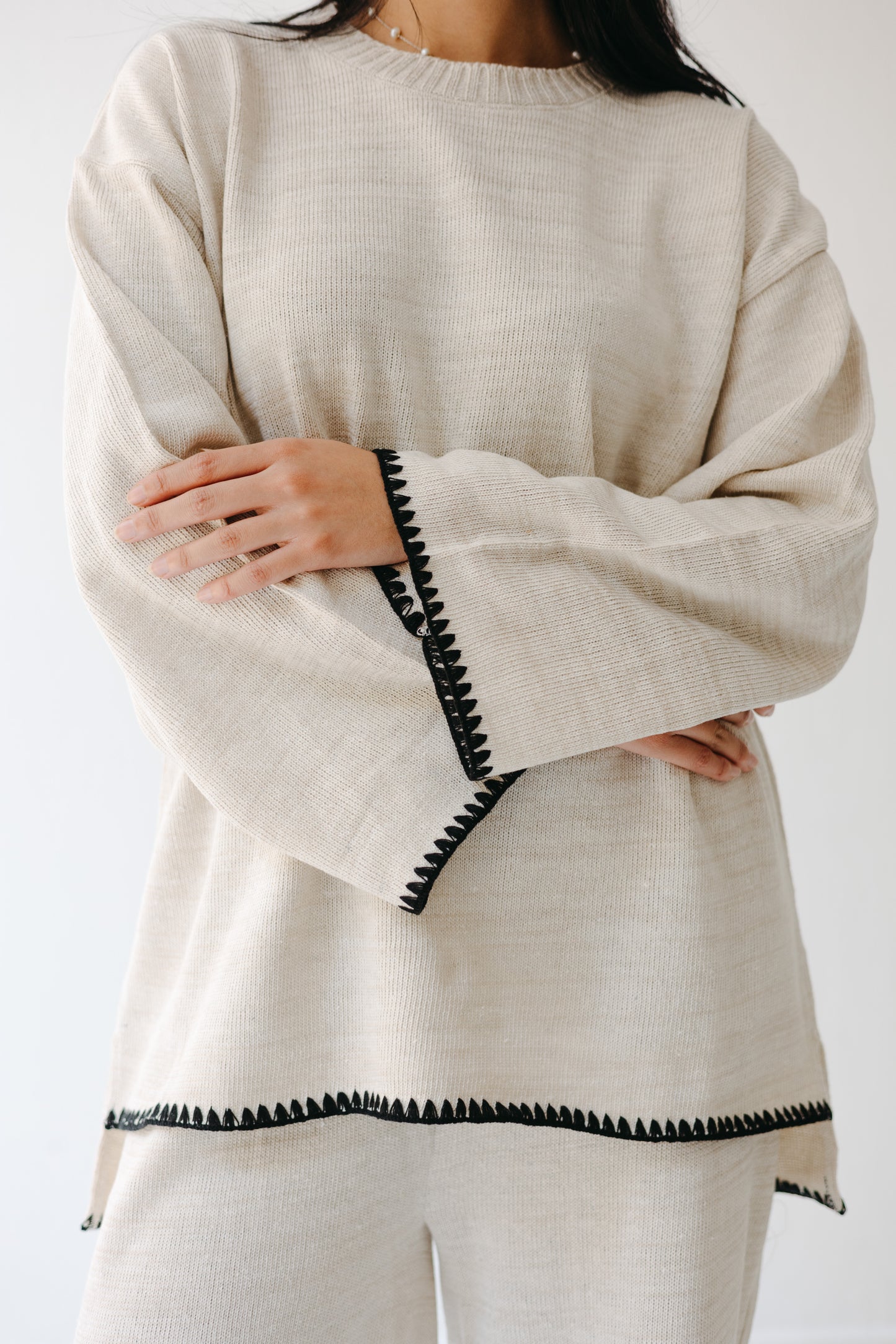 The Cozy Edge Set in Ivory