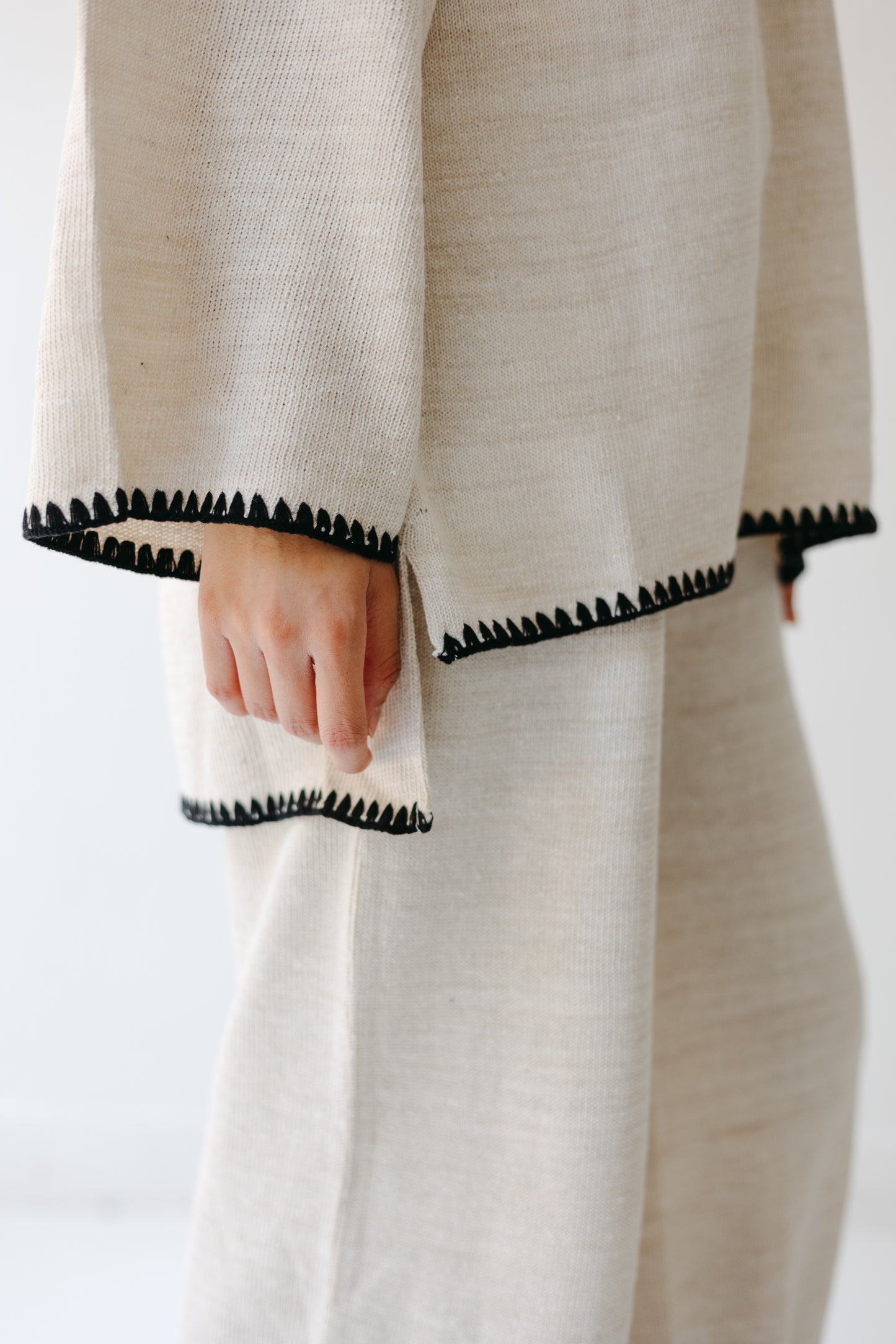 The Cozy Edge Set in Ivory