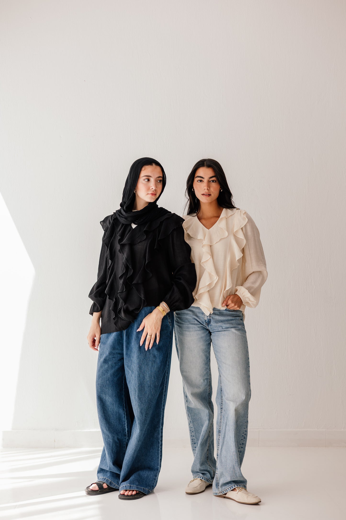 Riviera Blouse in beige