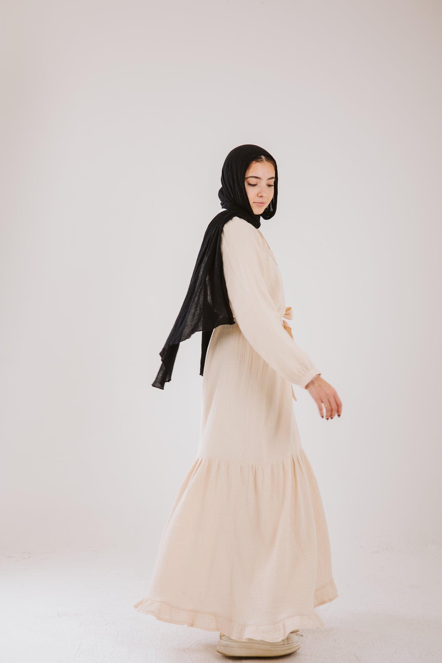 Maya Dress in Vanilla