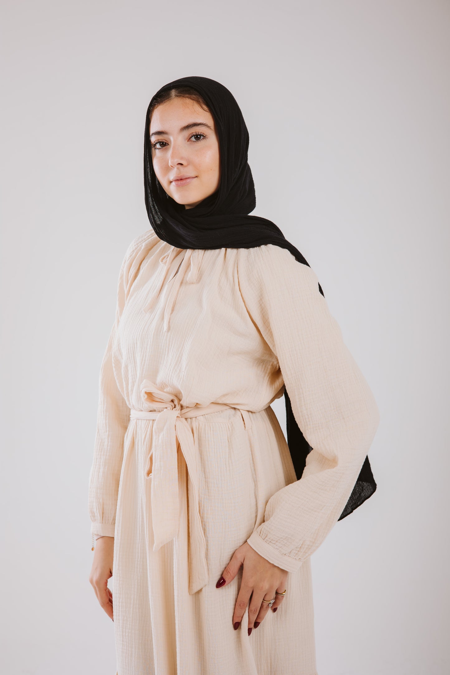 Maya Dress in Vanilla