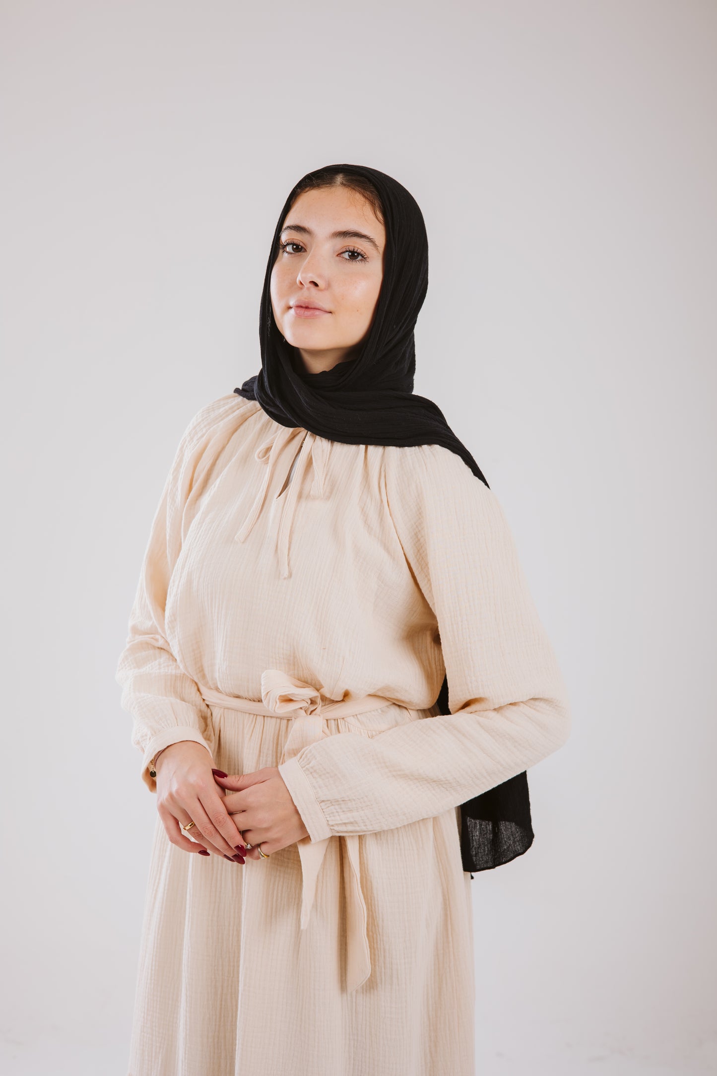 Maya Dress in Vanilla