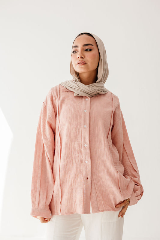 Sunelle Shirt in Misty Rose