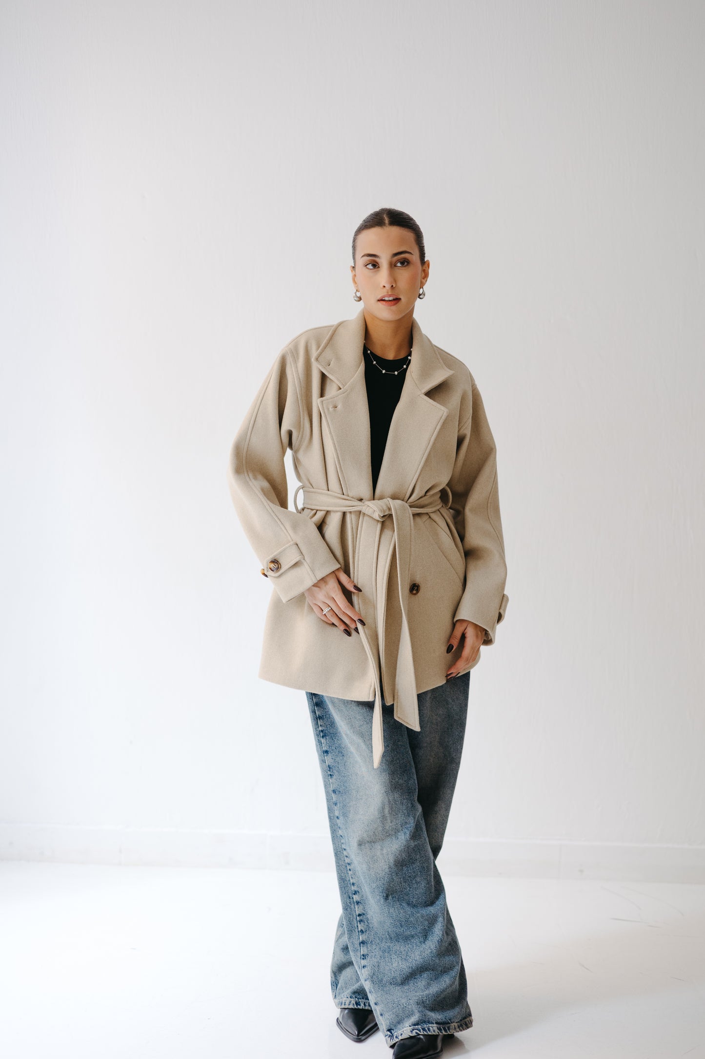 The Loft Jacket in Ecru