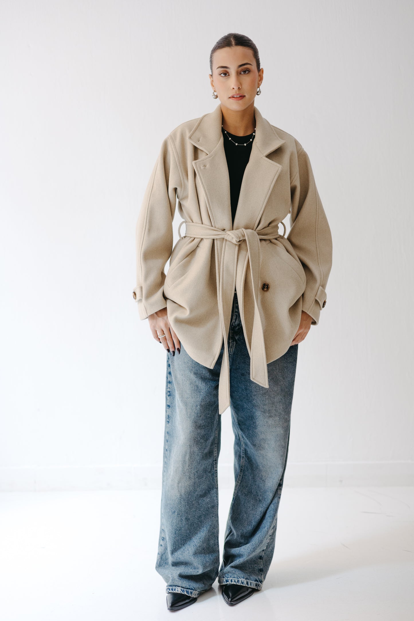 The Loft Jacket in Ecru