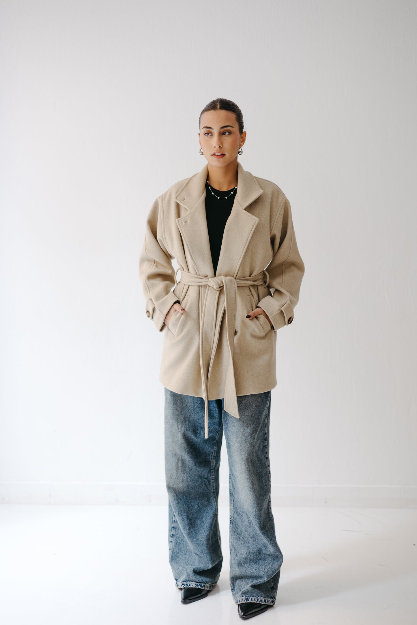 The Loft Jacket in Ecru