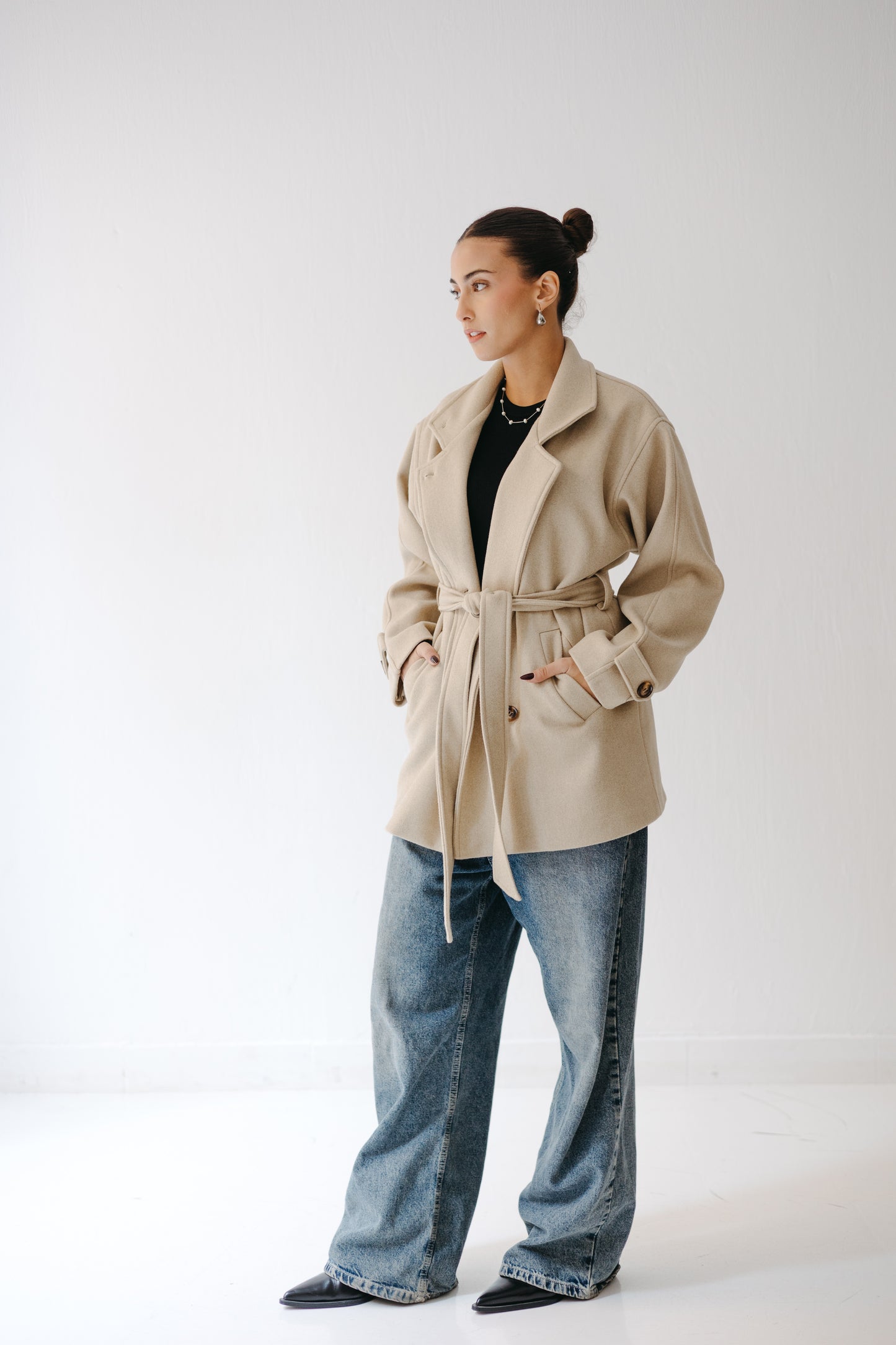 The Loft Jacket in Ecru