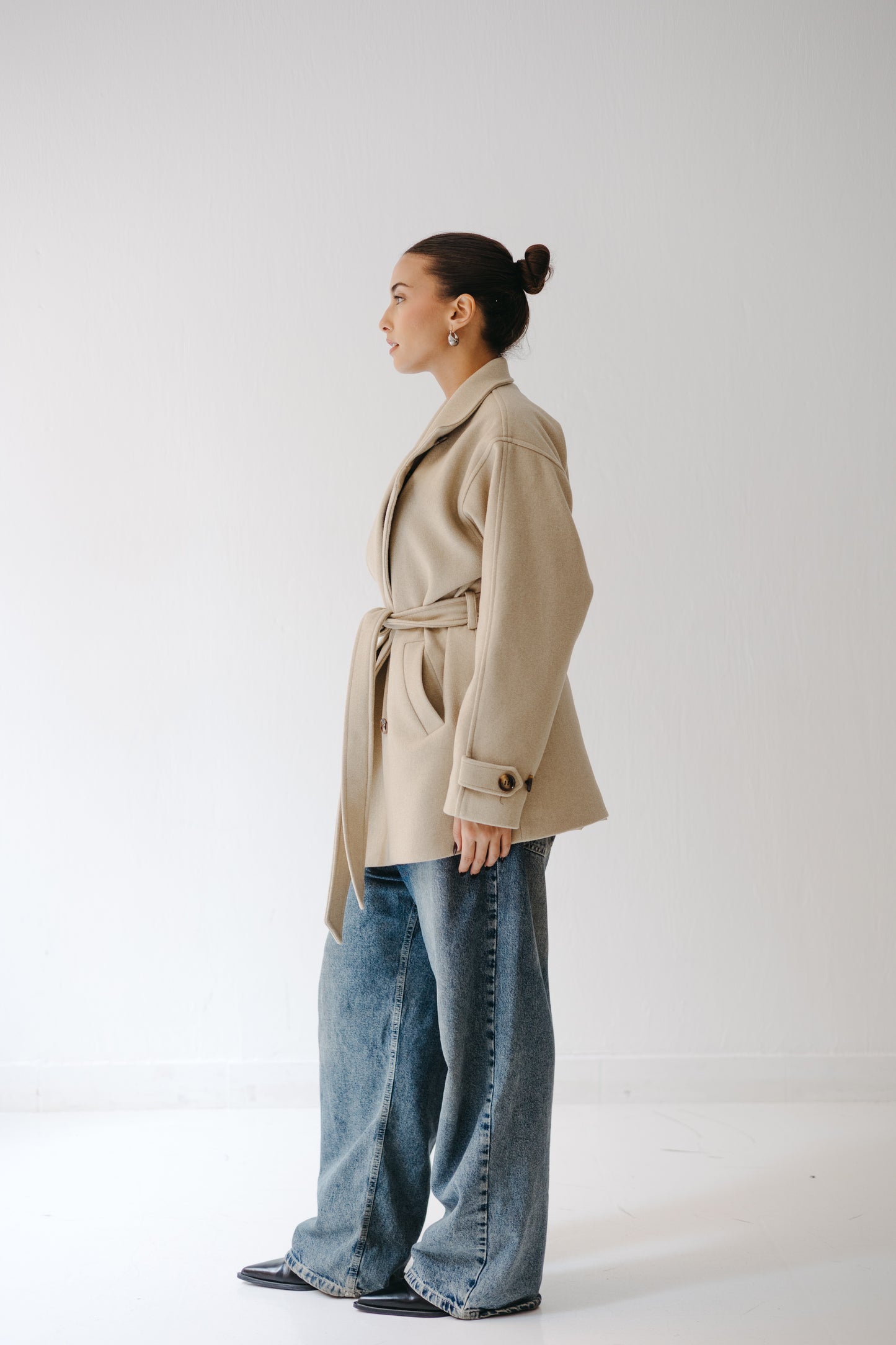 The Loft Jacket in Ecru