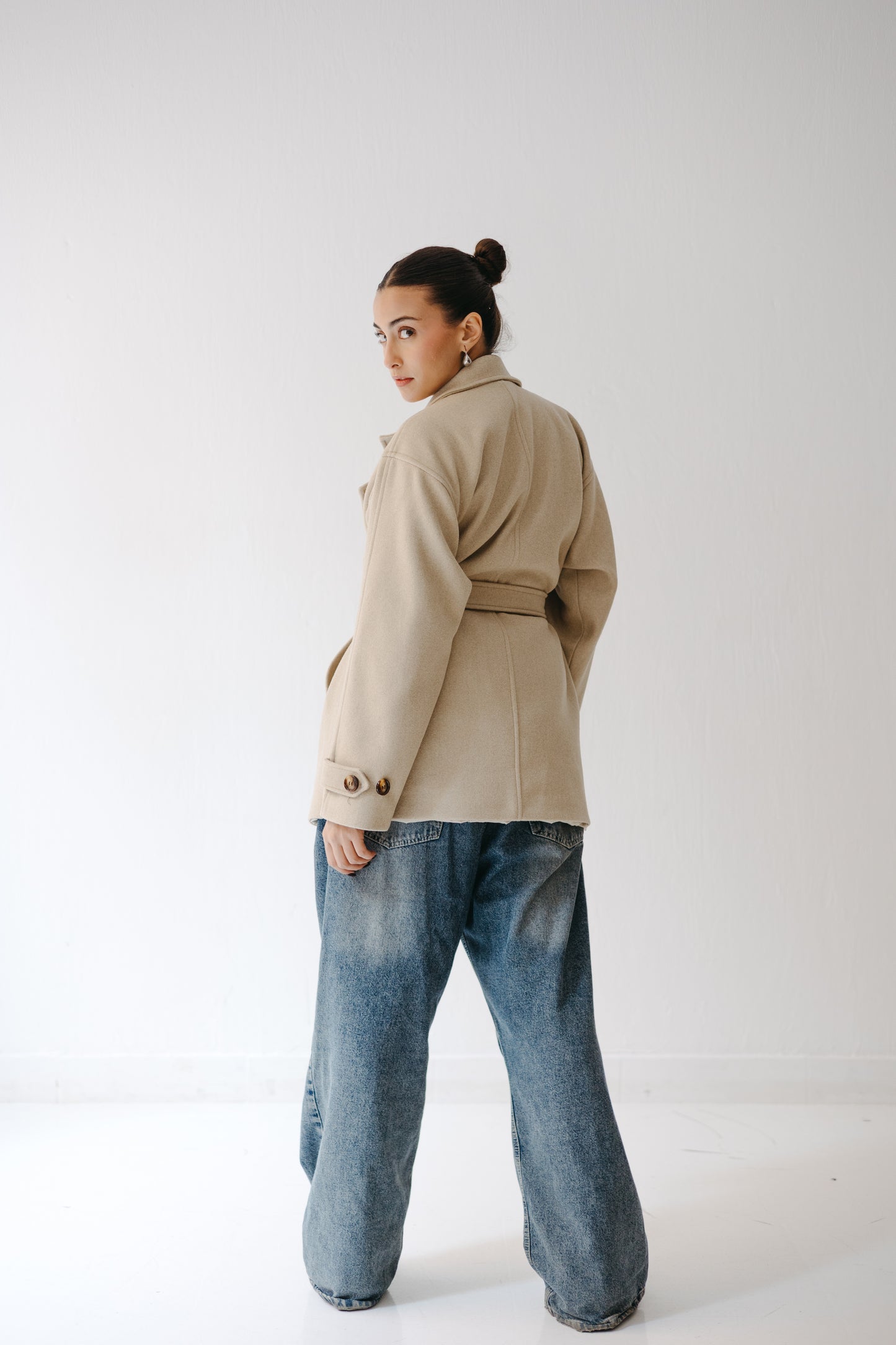 The Loft Jacket in Ecru