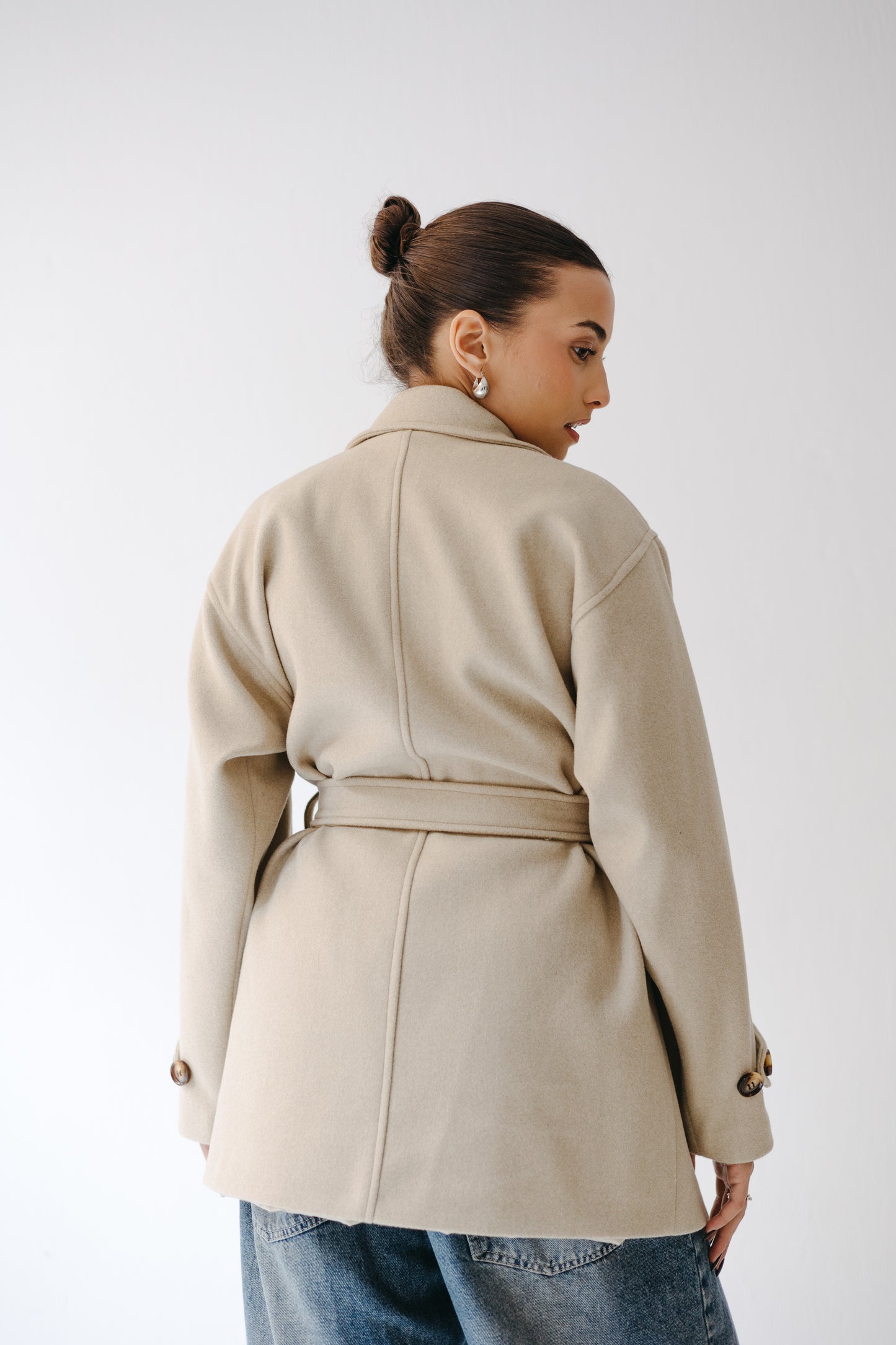 The Loft Jacket in Ecru