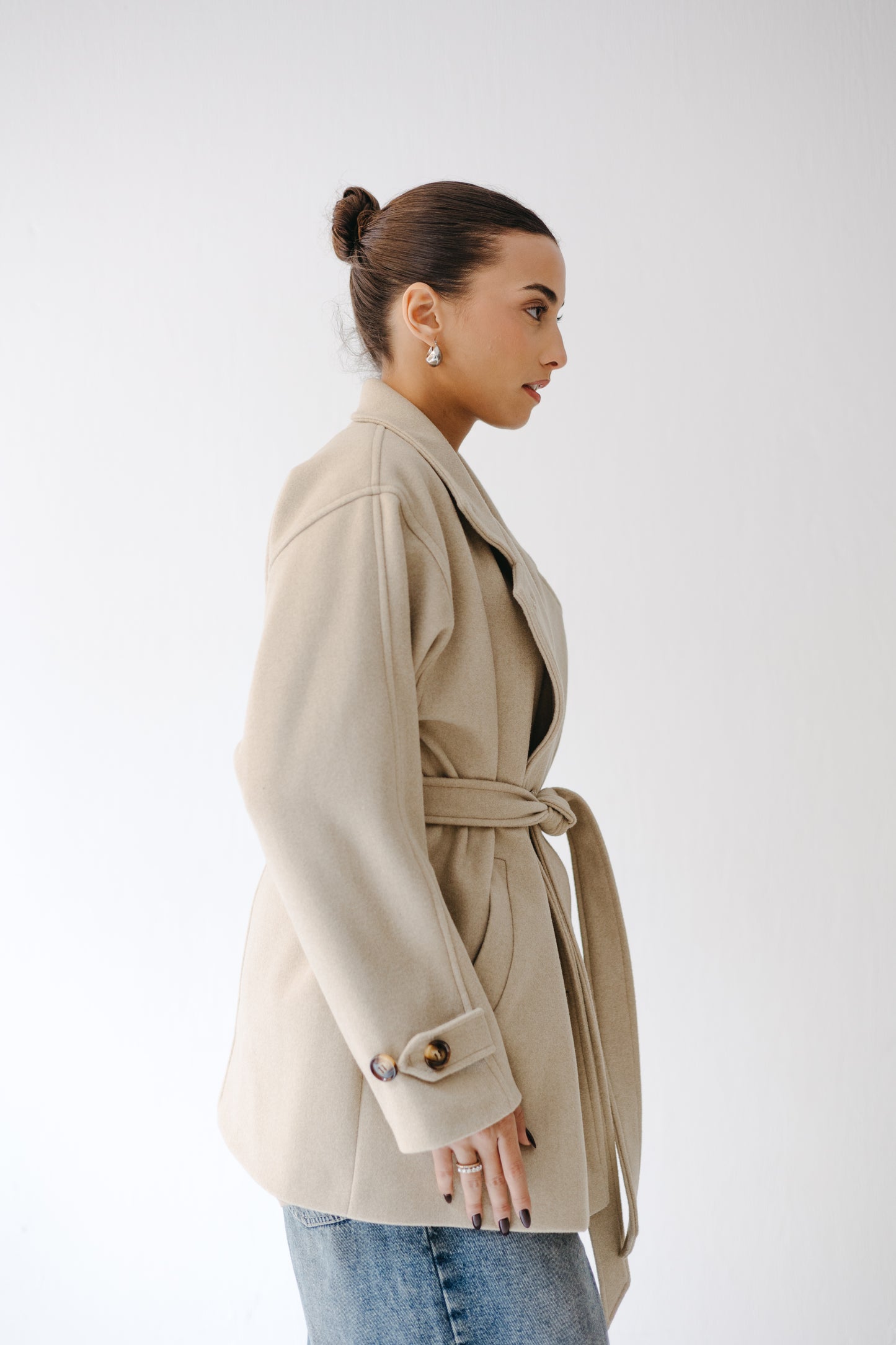 The Loft Jacket in Ecru