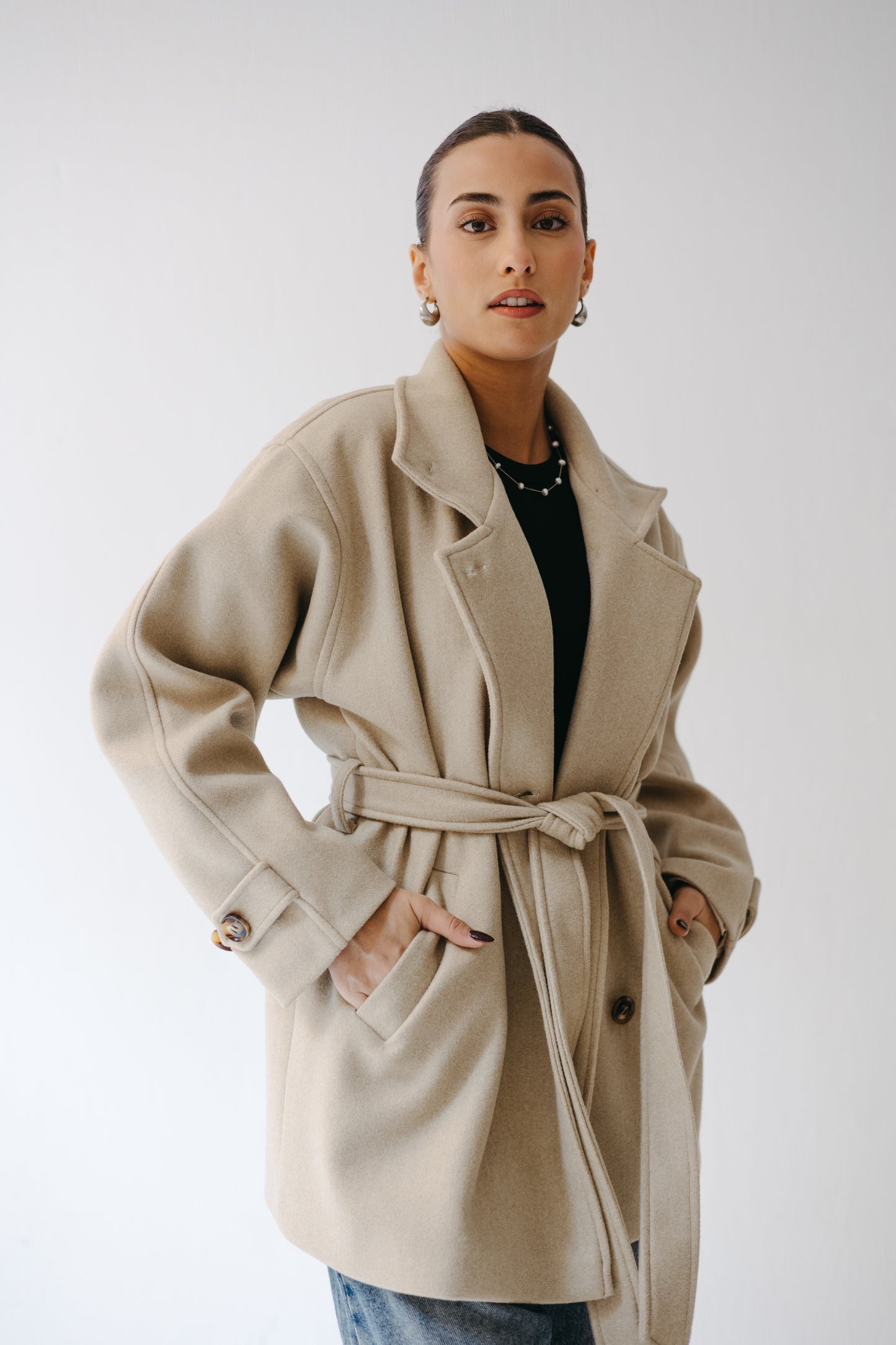 The Loft Jacket in Ecru