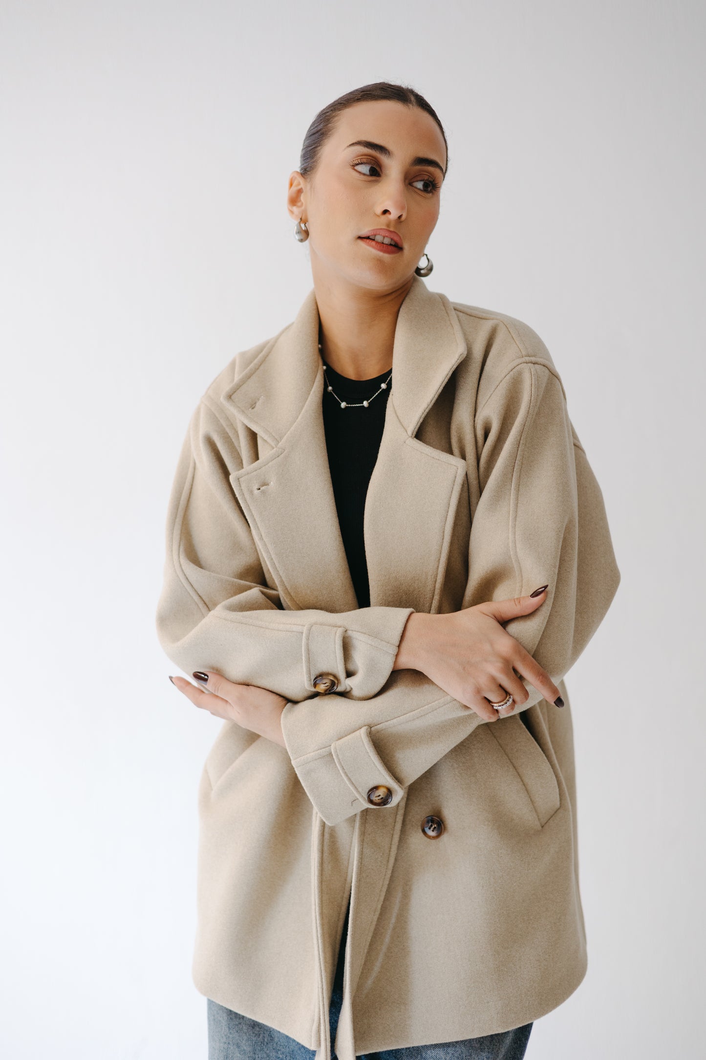 The Loft Jacket in Ecru