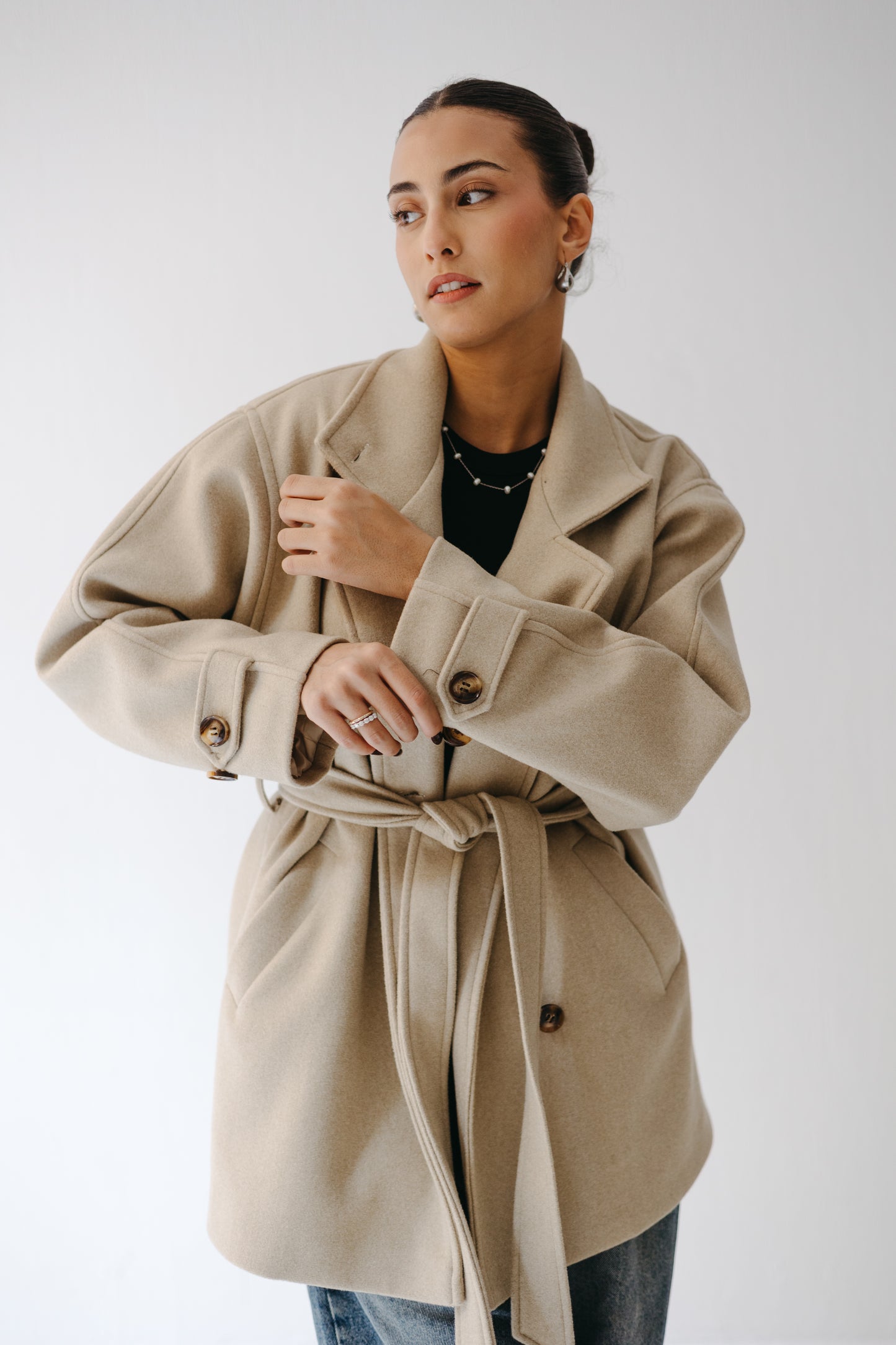 The Loft Jacket in Ecru