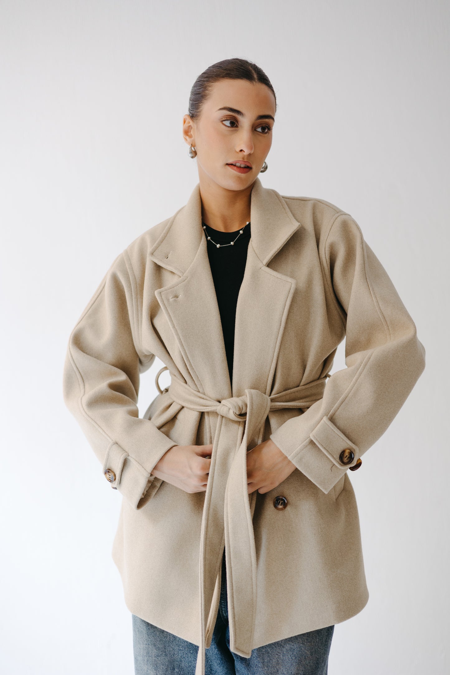 The Loft Jacket in Ecru