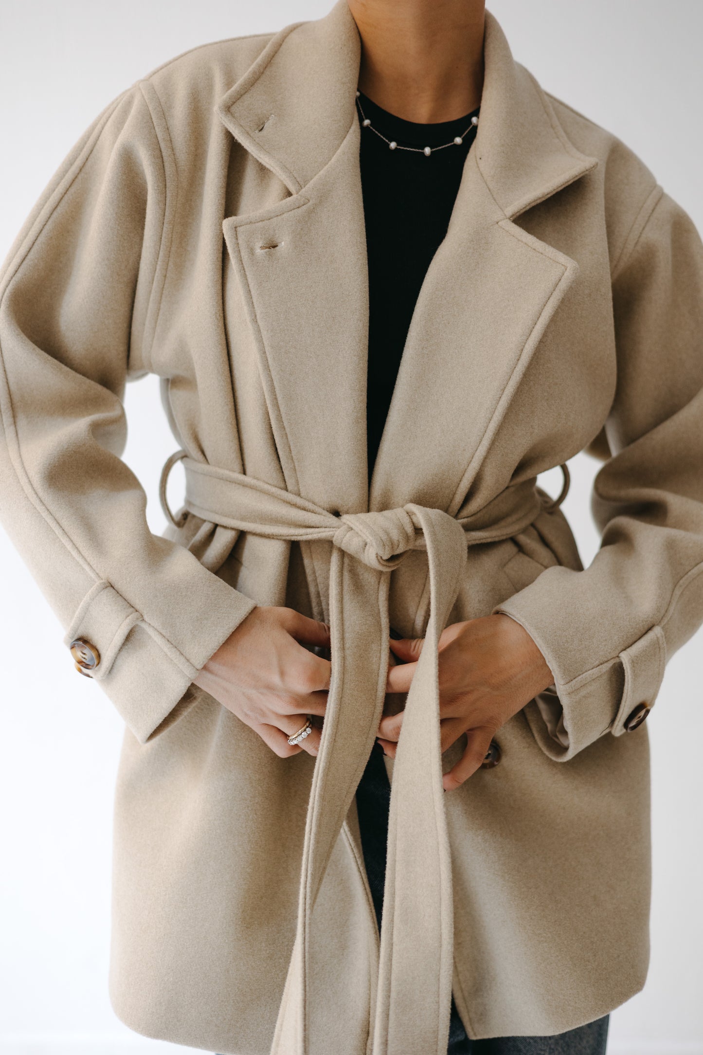 The Loft Jacket in Ecru