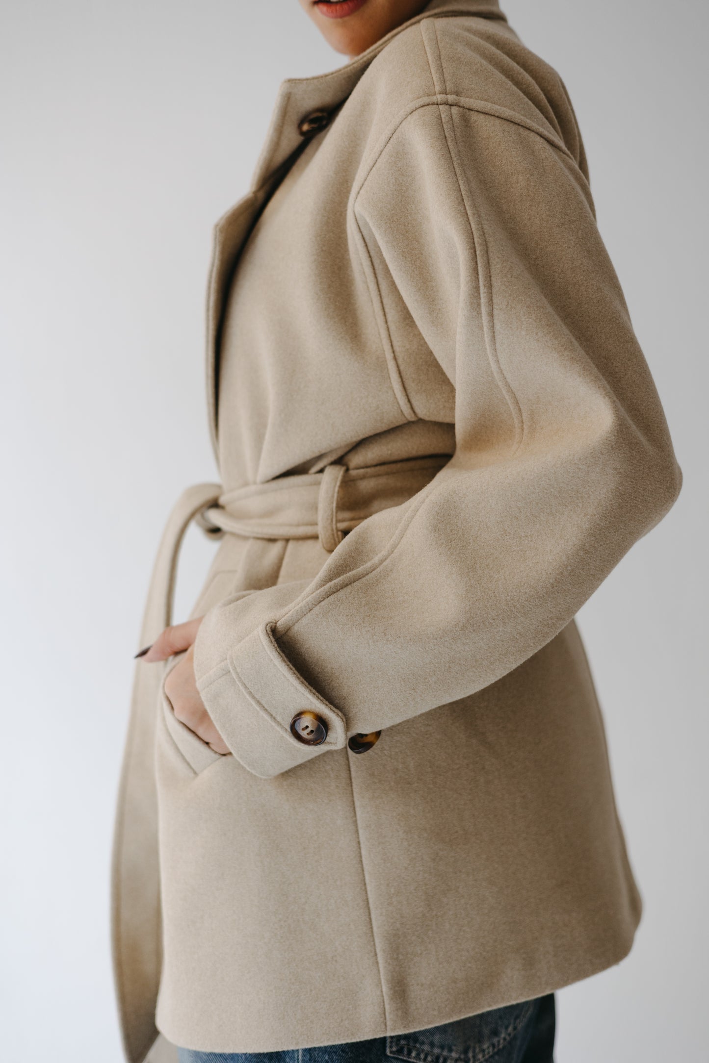 The Loft Jacket in Ecru