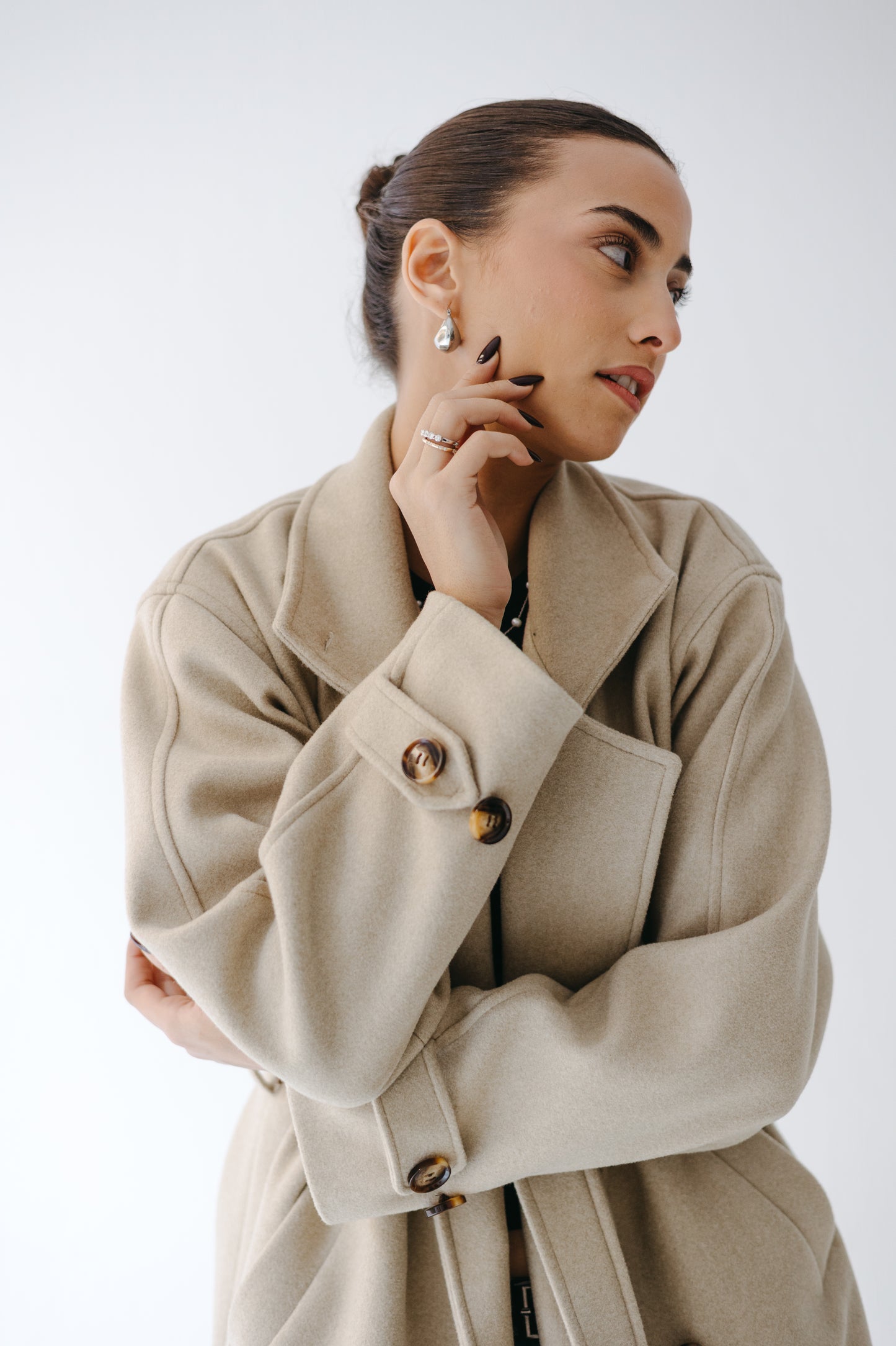 The Loft Jacket in Ecru