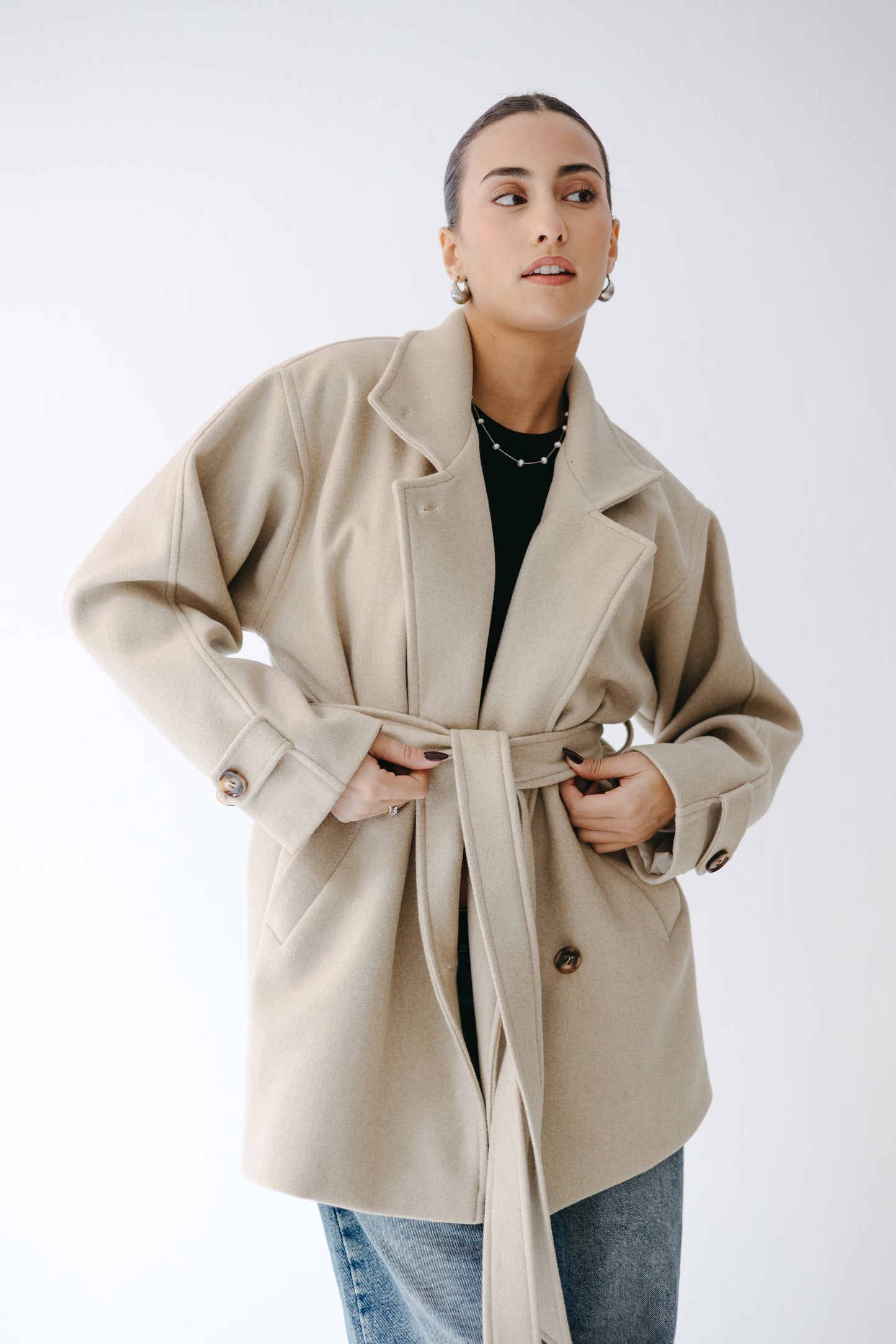 The Loft Jacket in Ecru