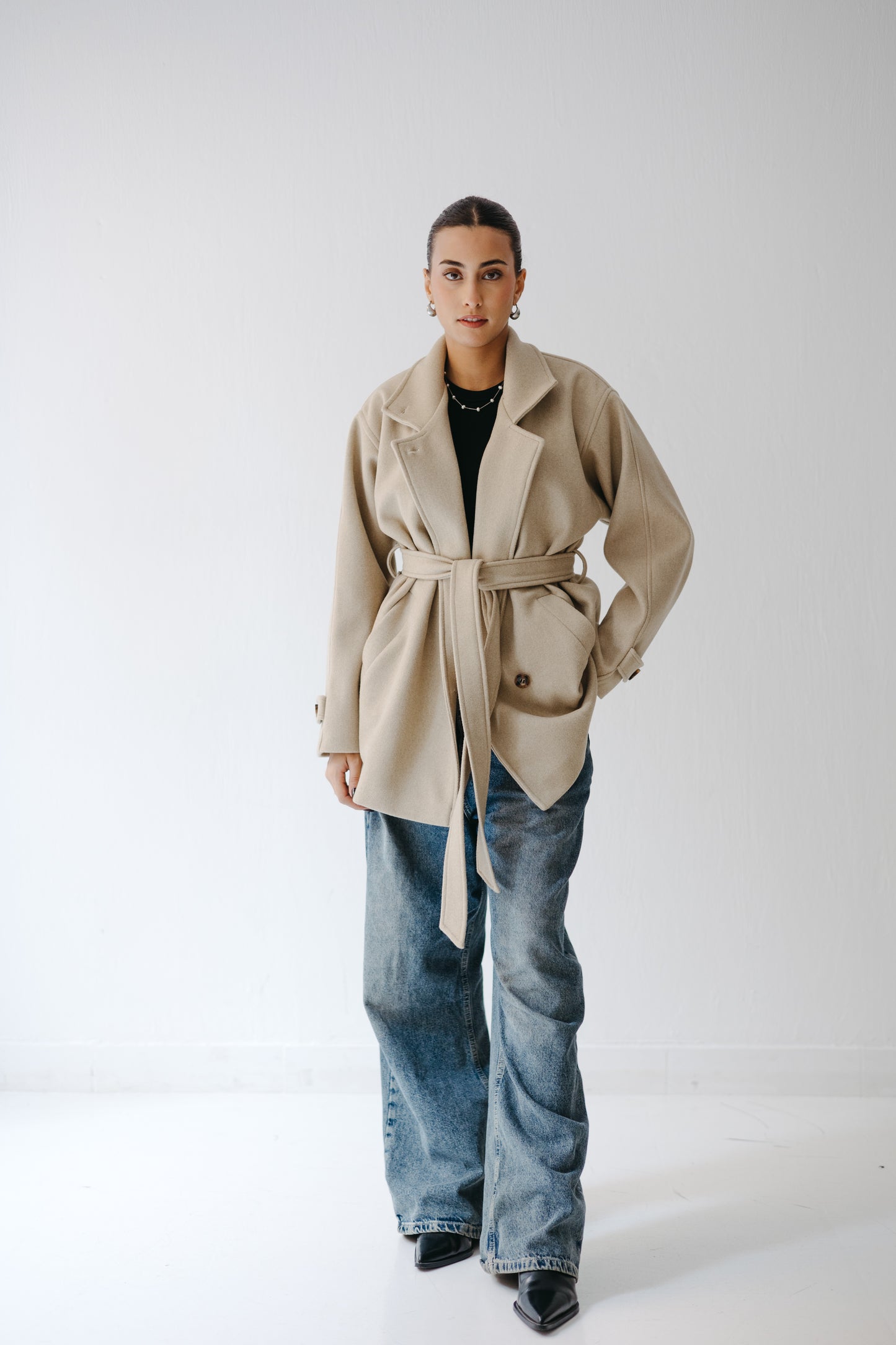 The Loft Jacket in Ecru