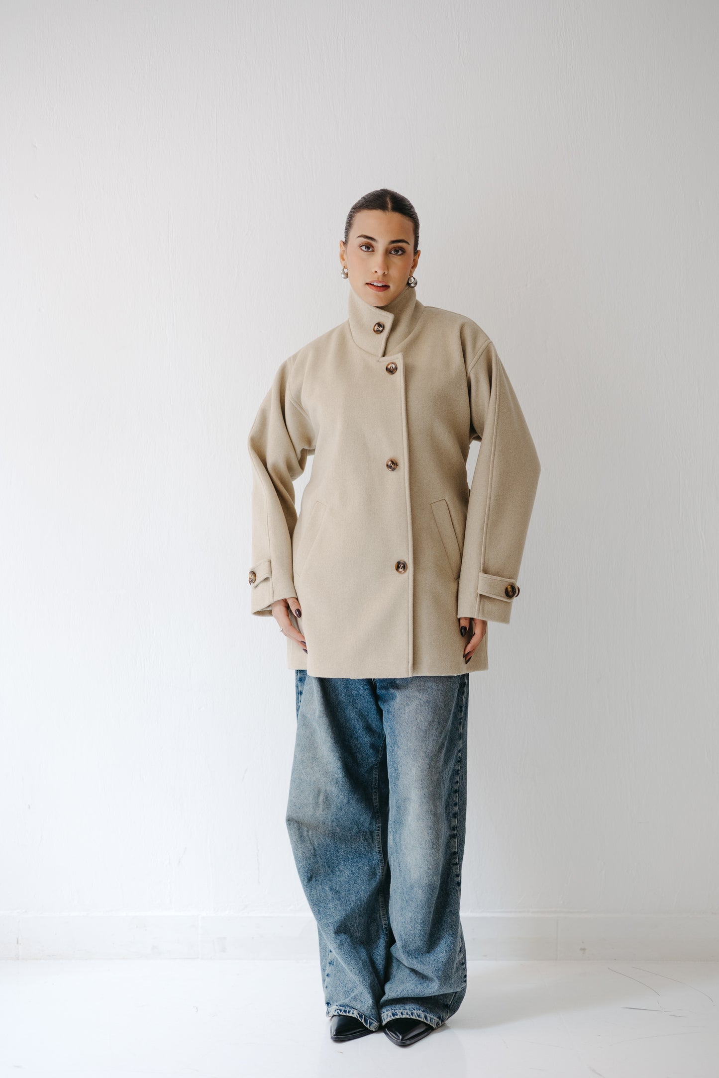 The Loft Jacket in Ecru