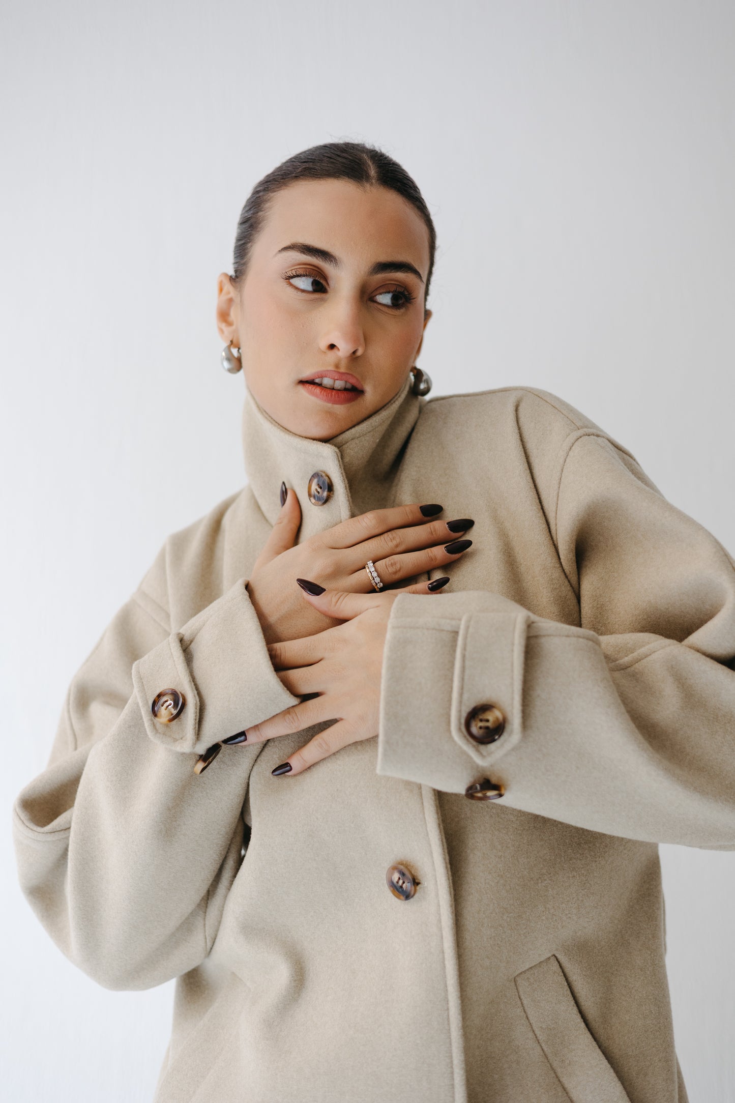 The Loft Jacket in Ecru