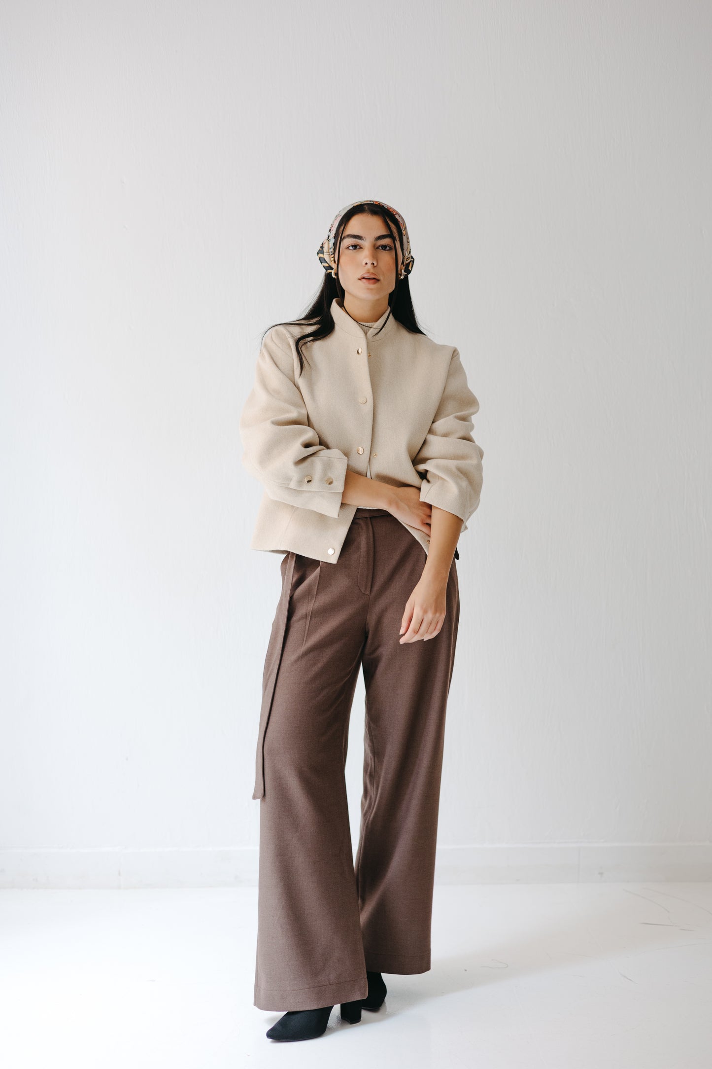 The Odette Jacket in Cream