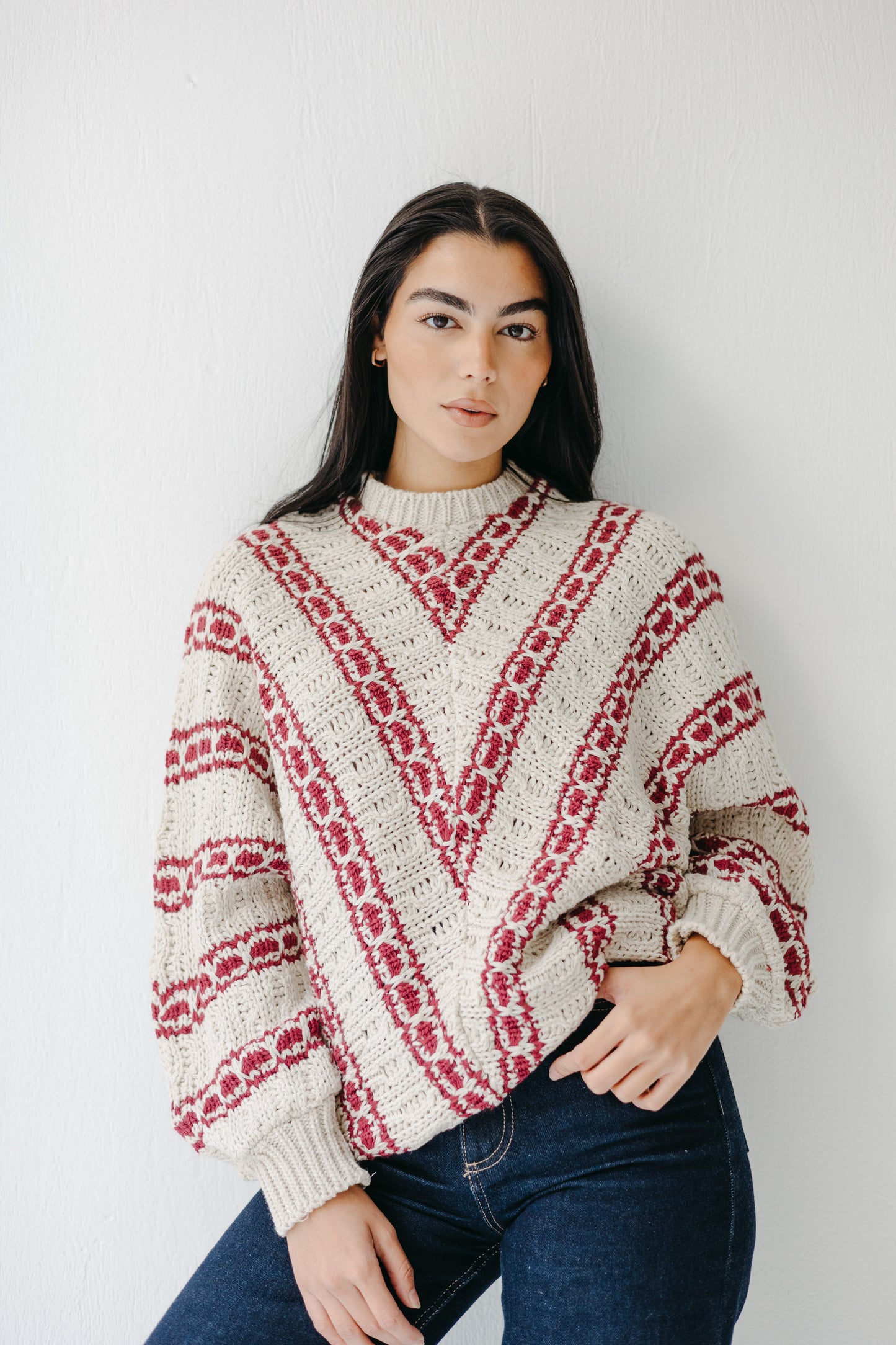 The Alpine Knit in Berry