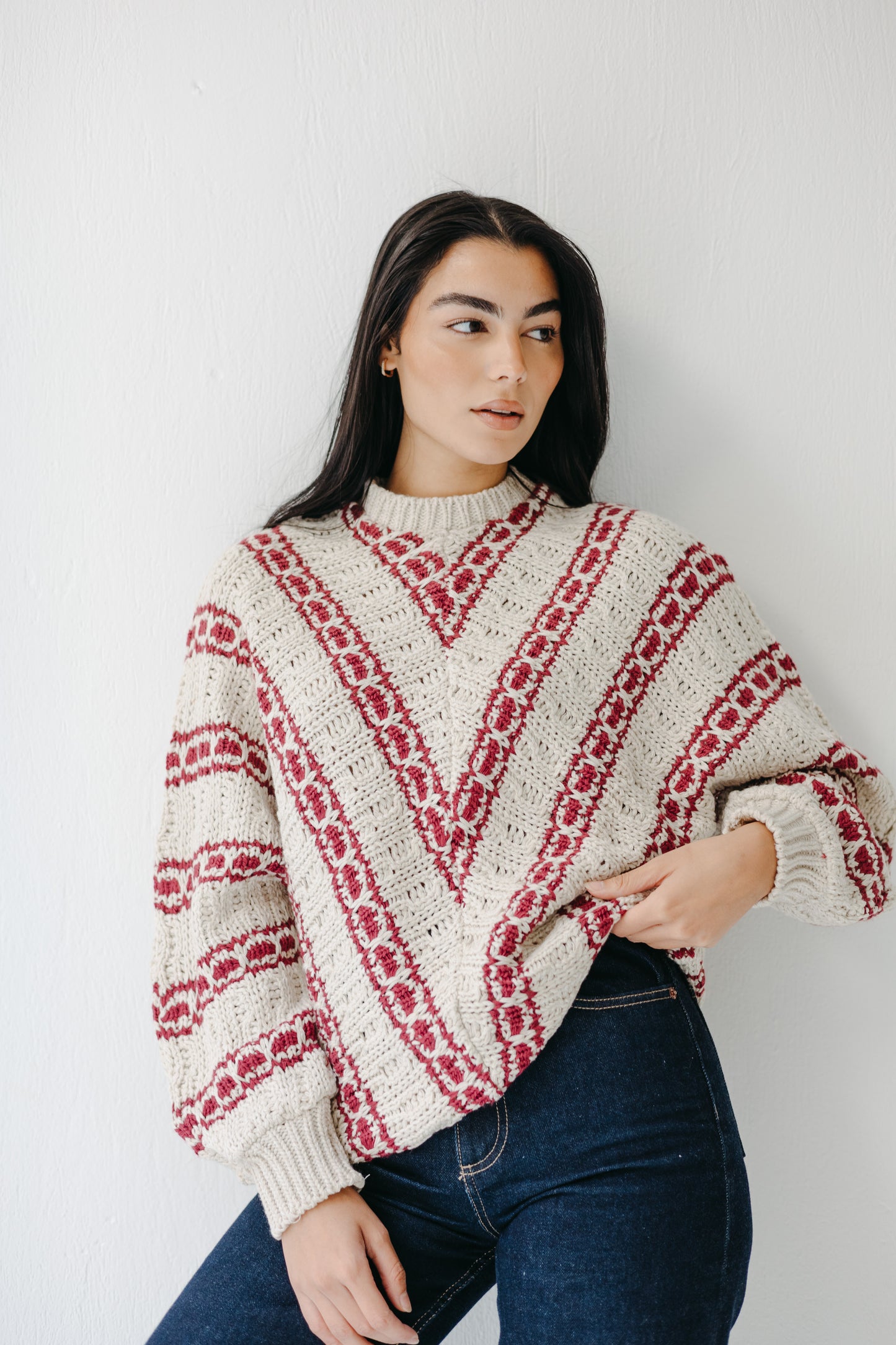 The Alpine Knit in Berry