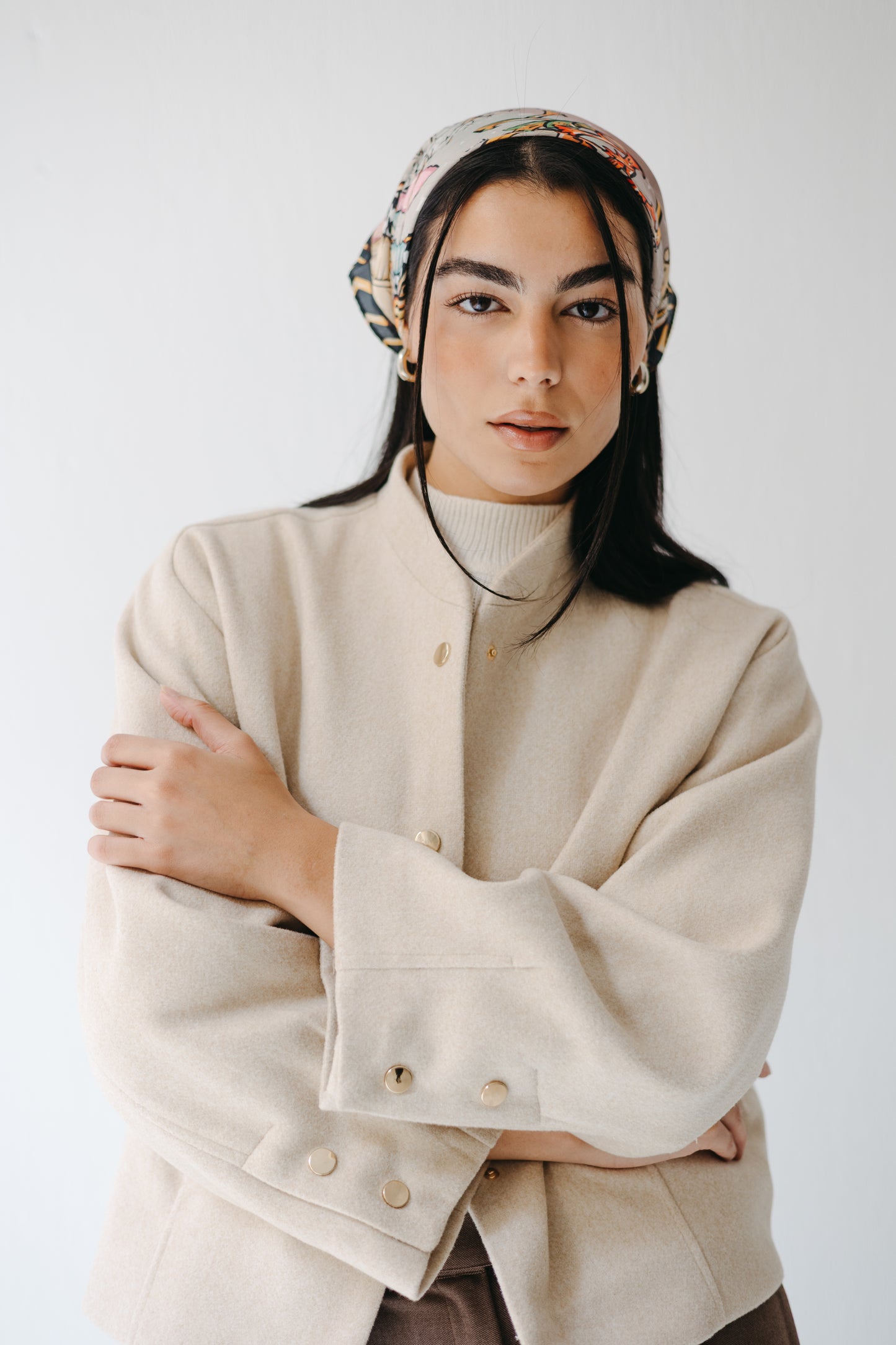 The Odette Jacket in Cream