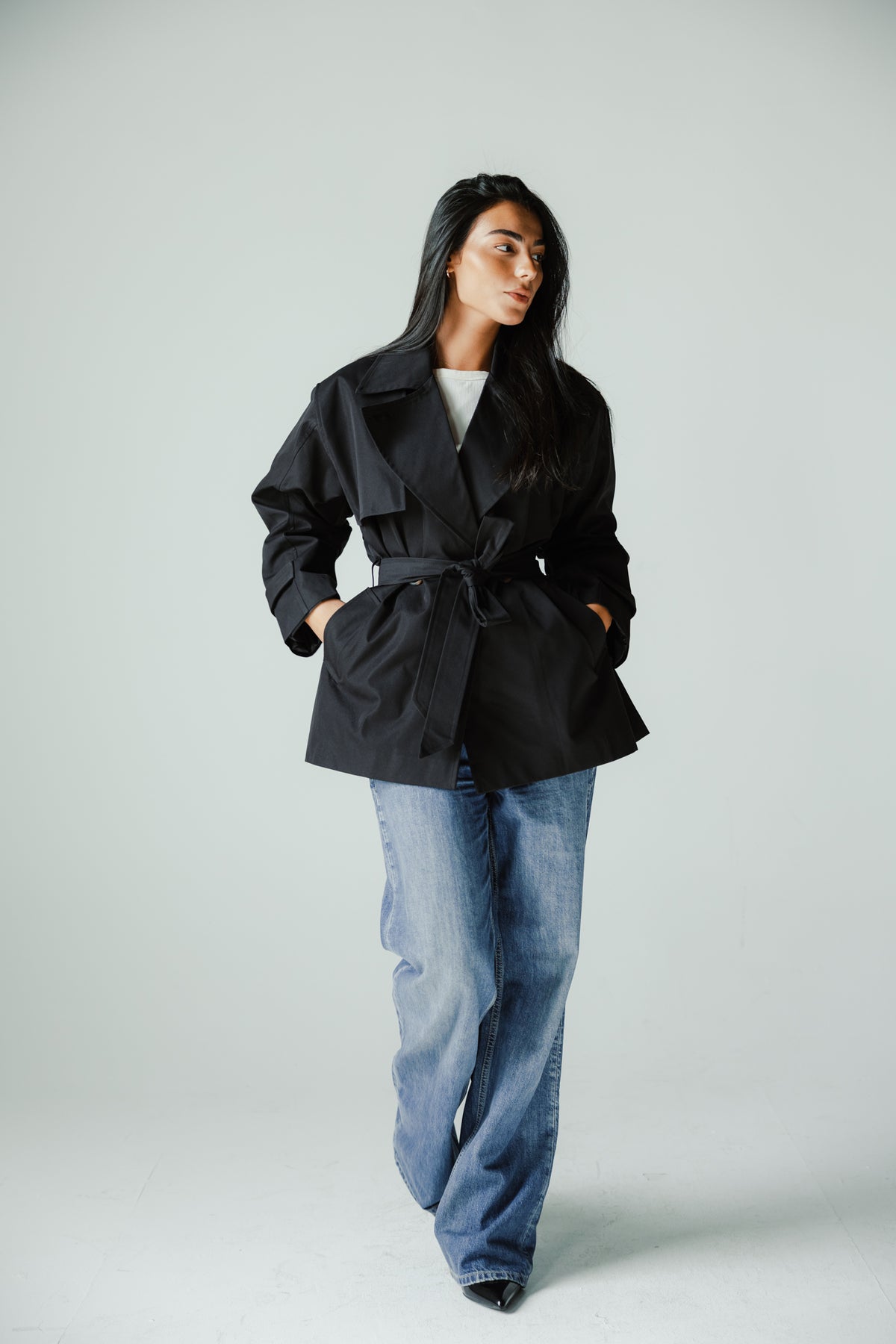 Fall Ritual Trench in Black