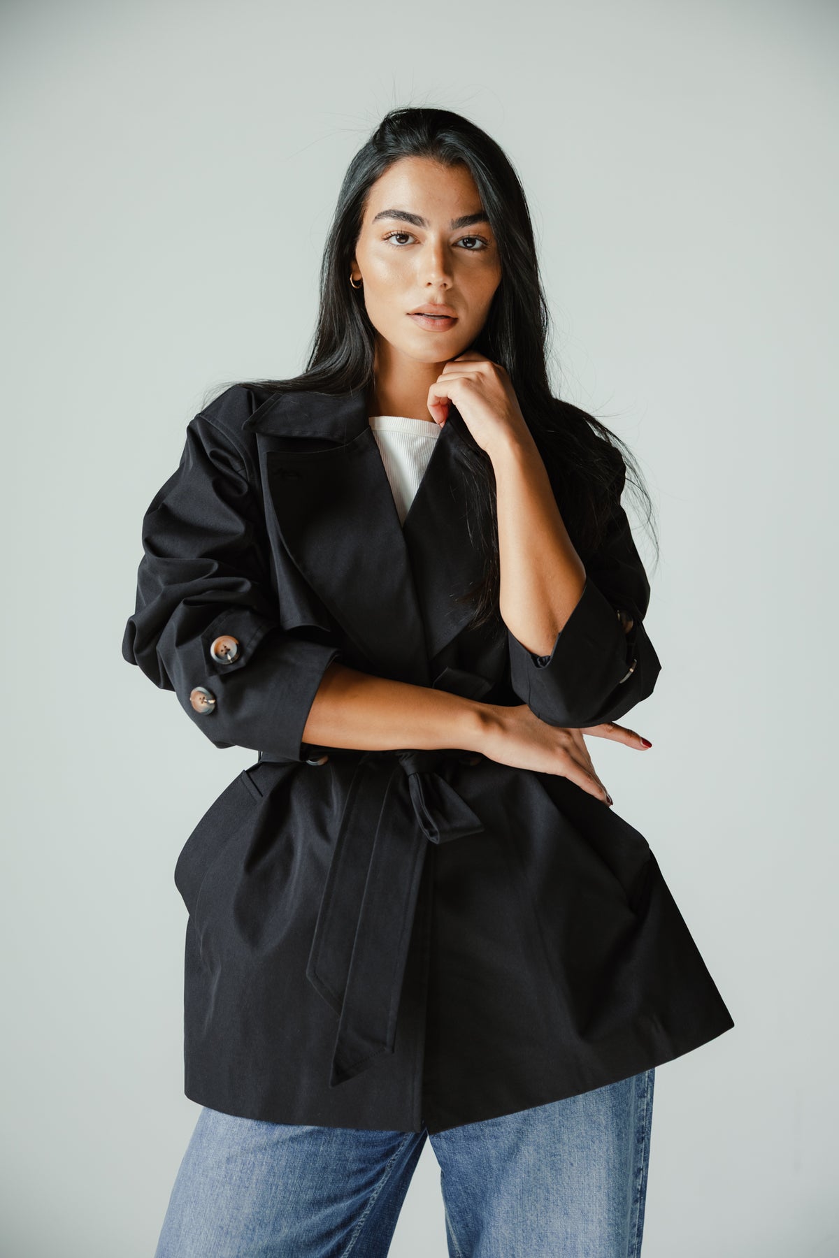 Fall Ritual Trench in Black
