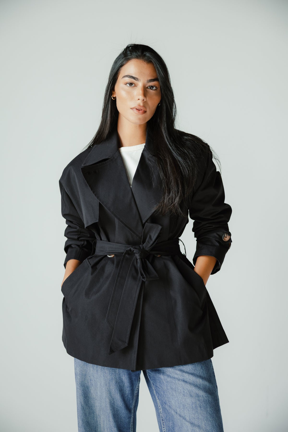 Fall Ritual Trench in Black