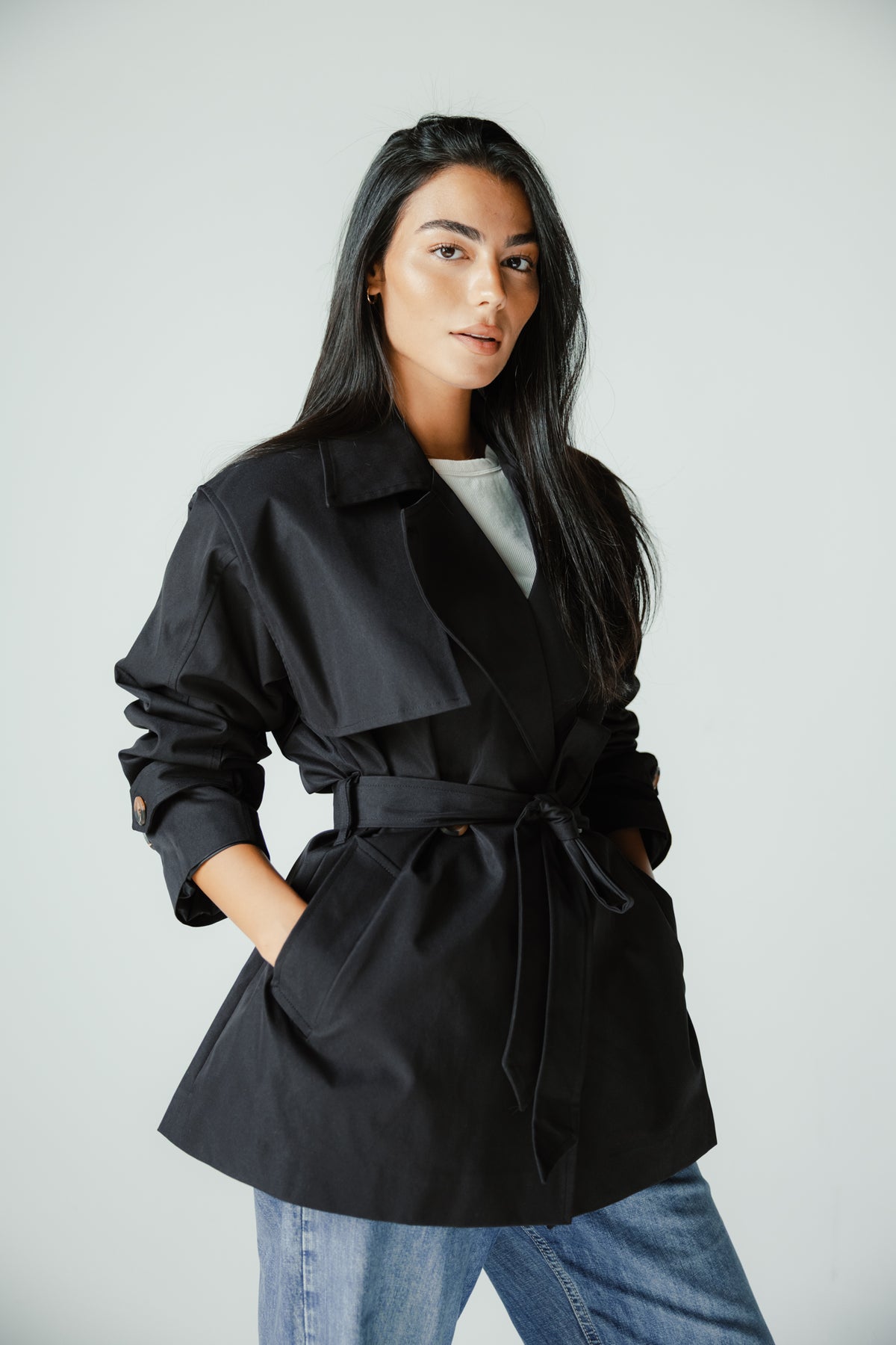 Fall Ritual Trench in Black