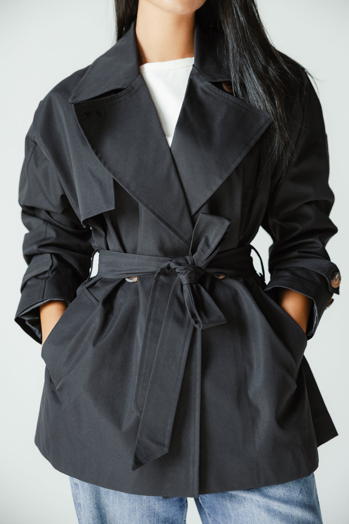 Fall Ritual Trench in Black