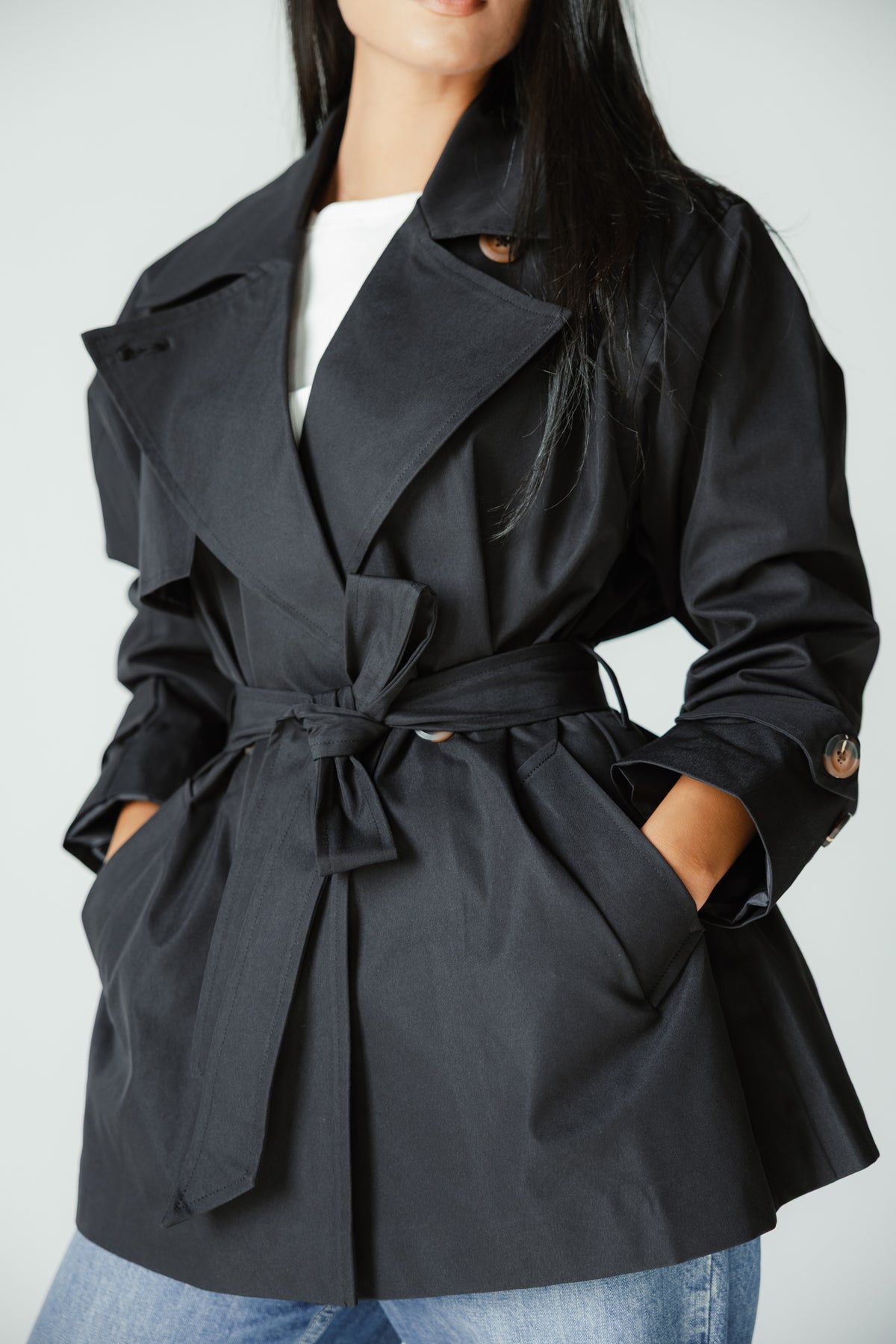 Fall Ritual Trench in Black