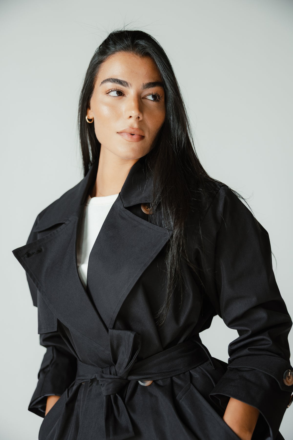 Fall Ritual Trench in Black