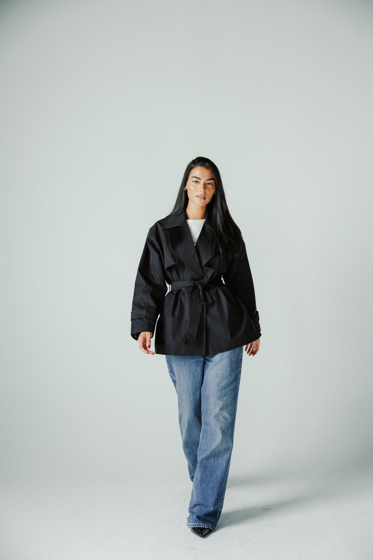 Fall Ritual Trench in Black