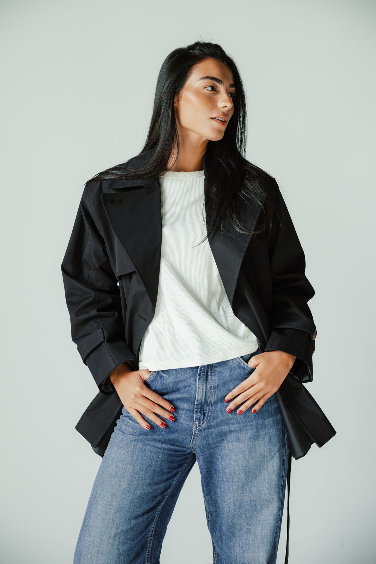 Fall Ritual Trench in Black