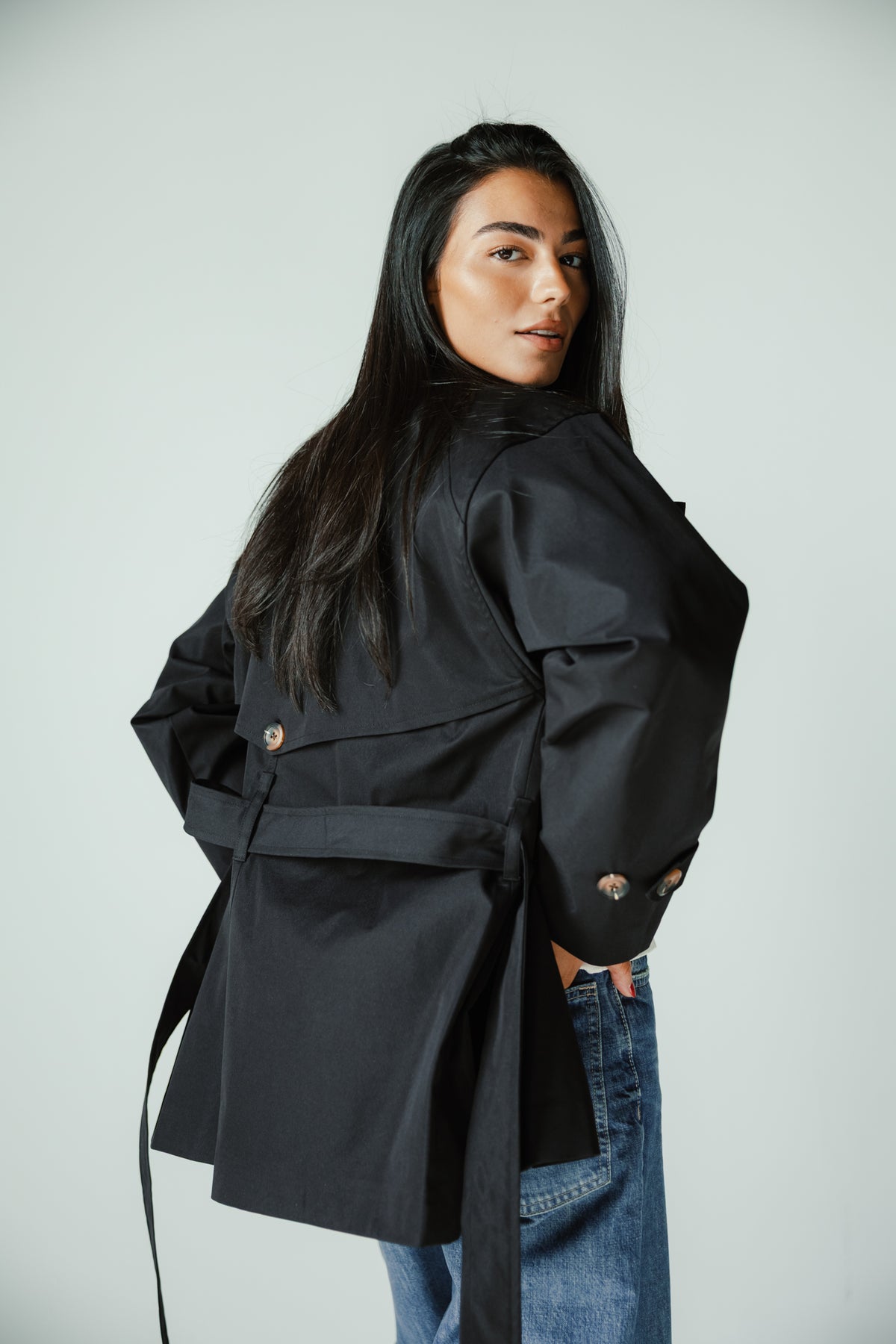 Fall Ritual Trench in Black