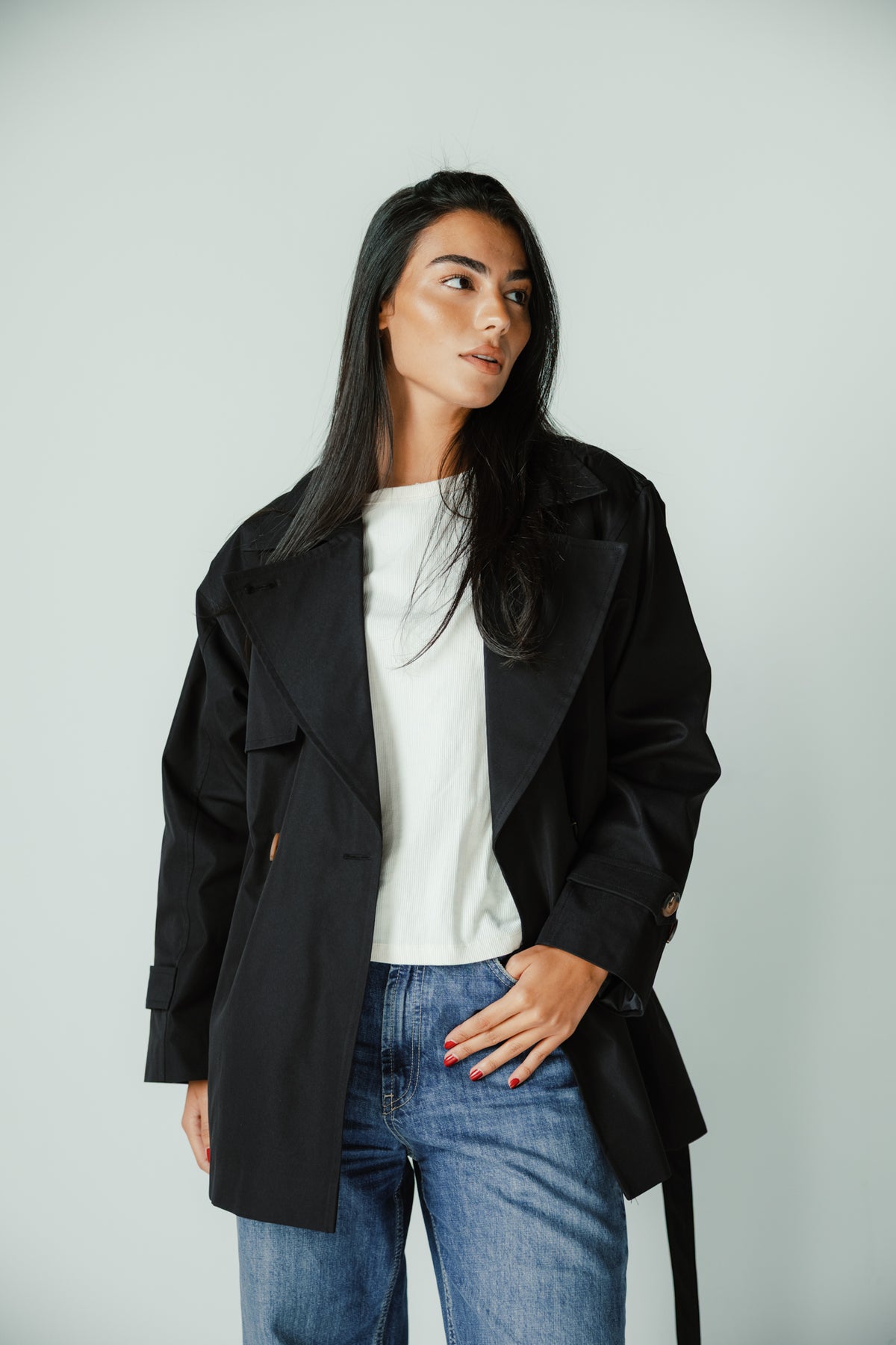 Fall Ritual Trench in Black