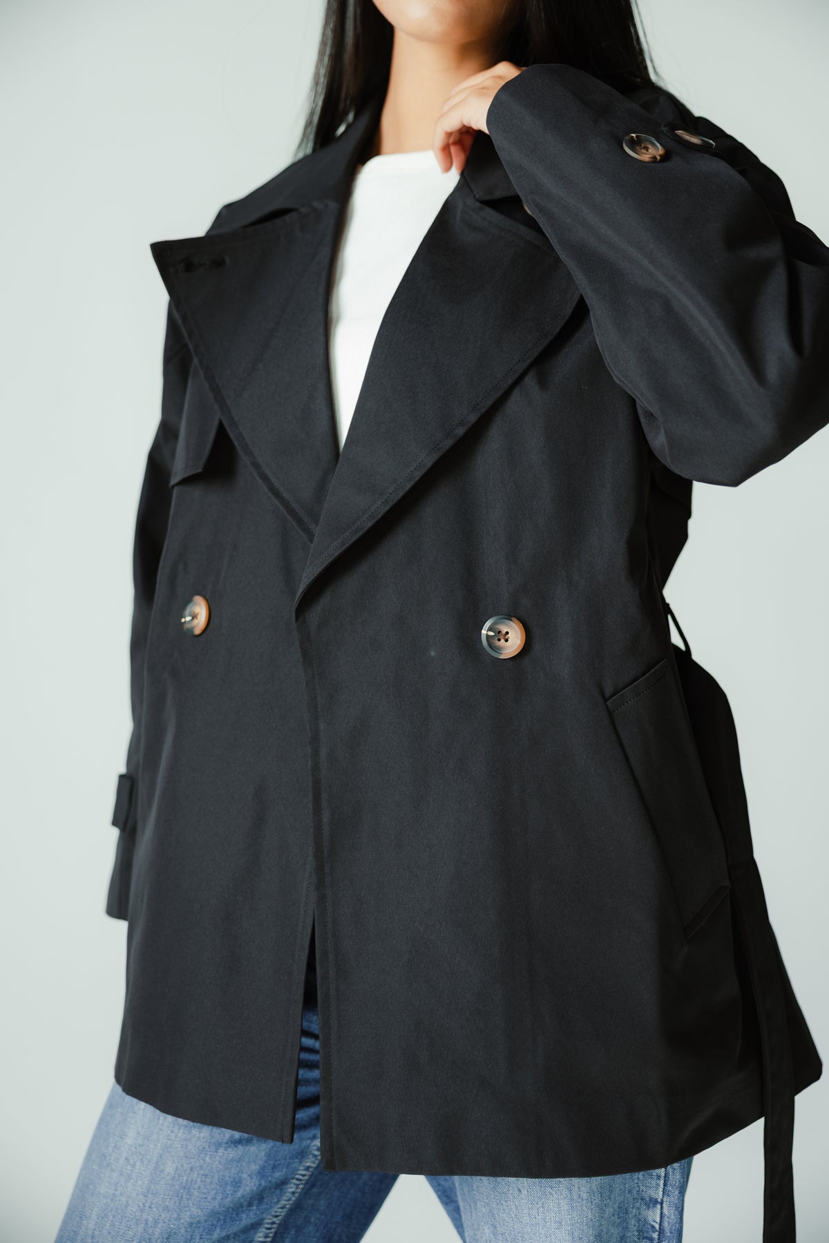 Fall Ritual Trench in Black