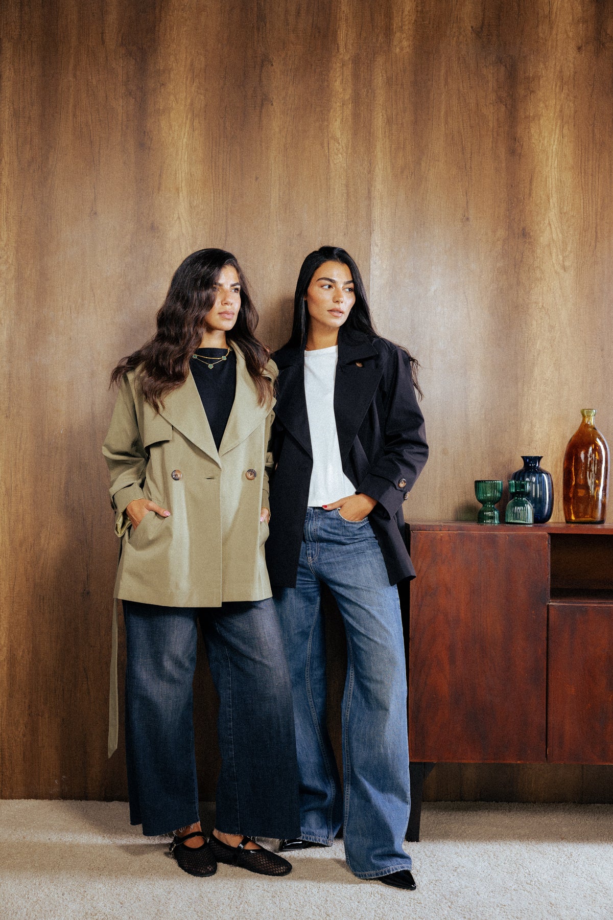 Fall Ritual Trench in Black