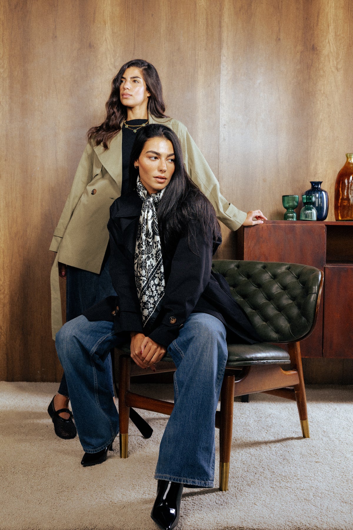 Fall Ritual Trench in Black