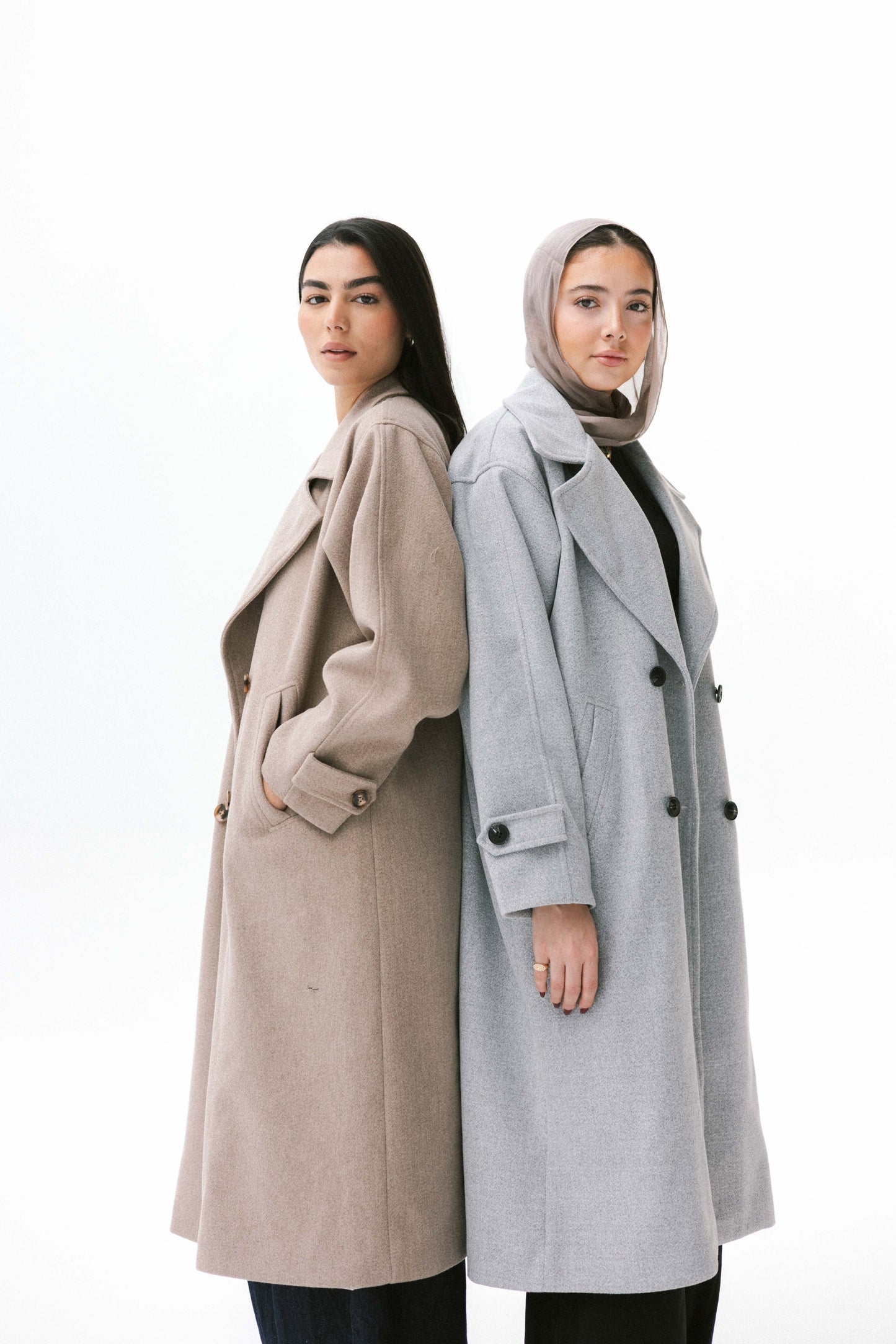 Luna Coat in Gray