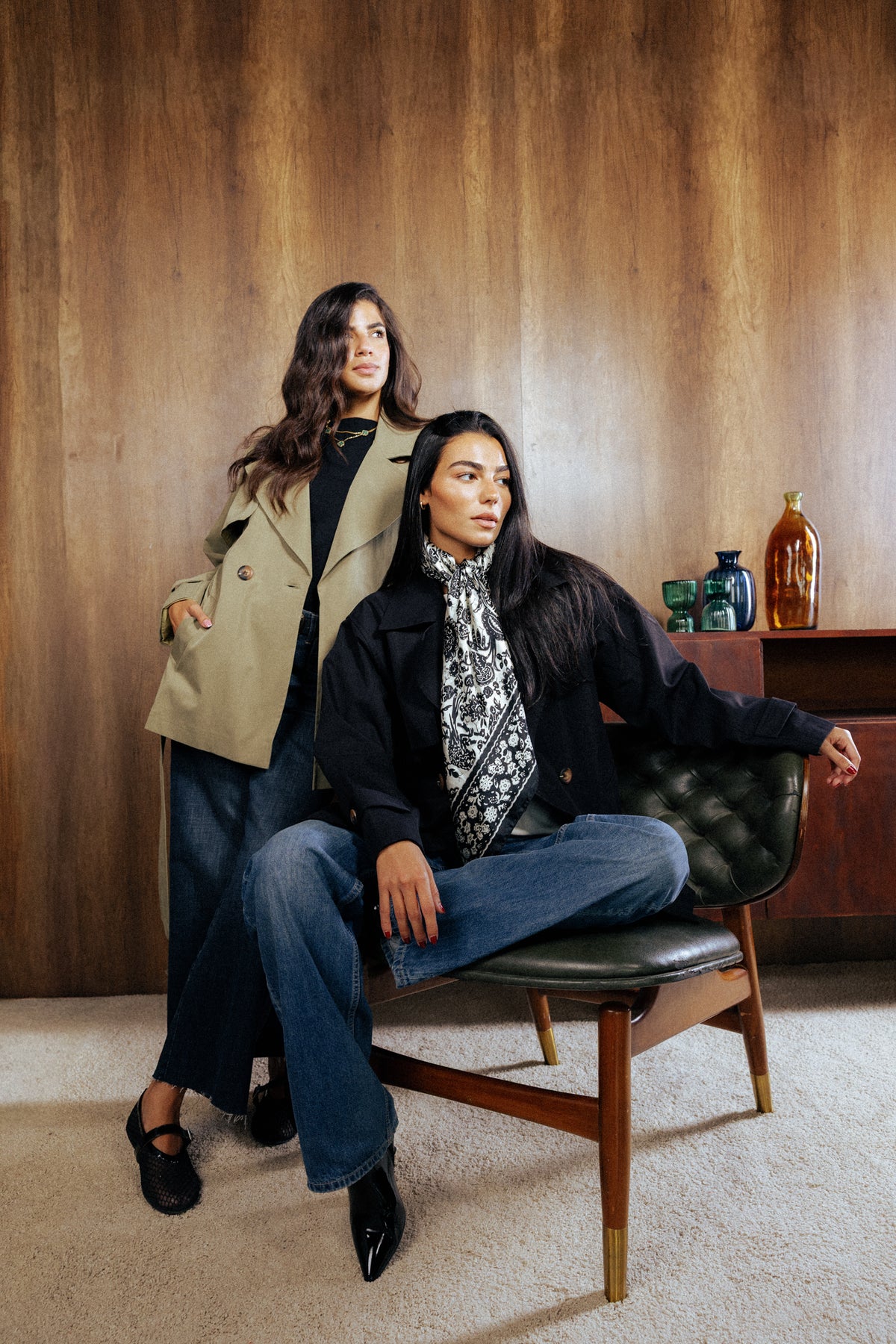 Fall Ritual Trench in Black